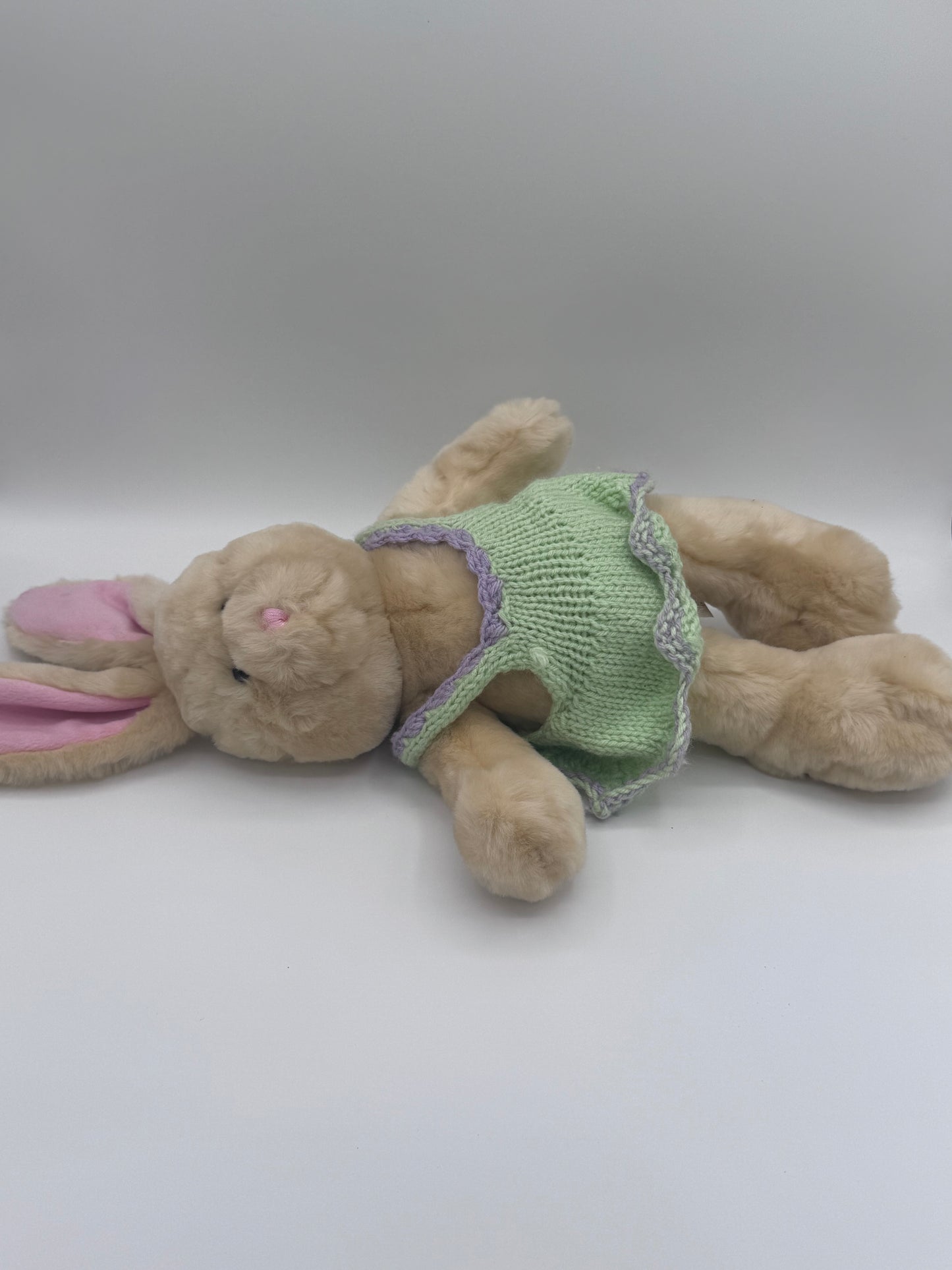 Bunny Rabbit Plush Green Dress Michaels 2004 Stuffed Animal