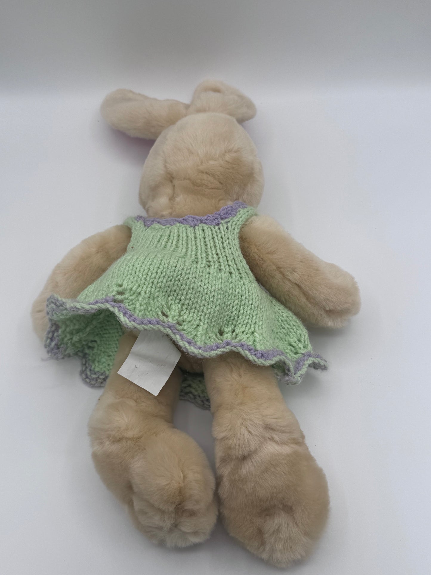 Bunny Rabbit Plush Green Dress Michaels 2004 Stuffed Animal