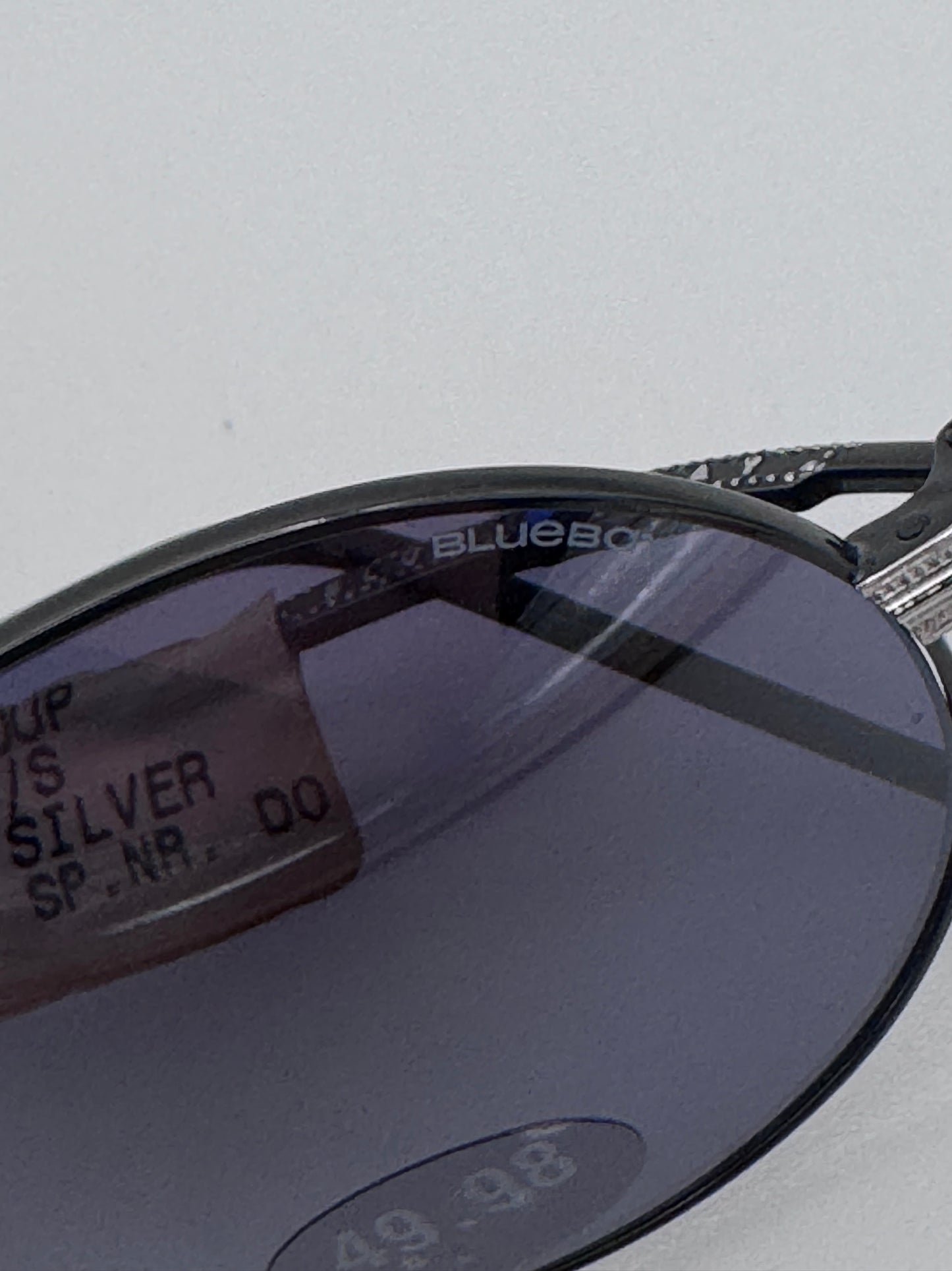 Blue Bay By Sifilo 90’s Silver Wire Made in Italy Vintage Sunglasses NOS Cleveland/S Lead Silver