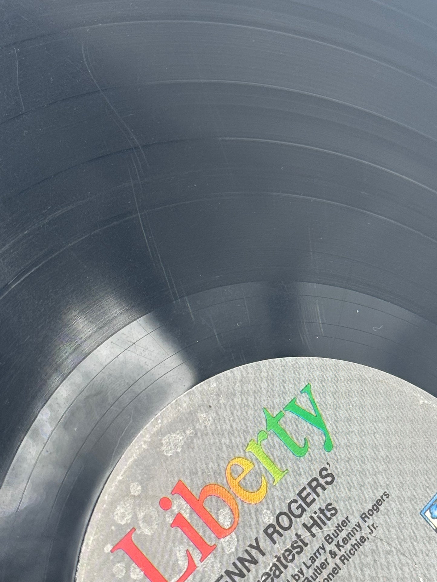 Kenny Rogers Greatest Hits 1980 Vintage Vinyl Record