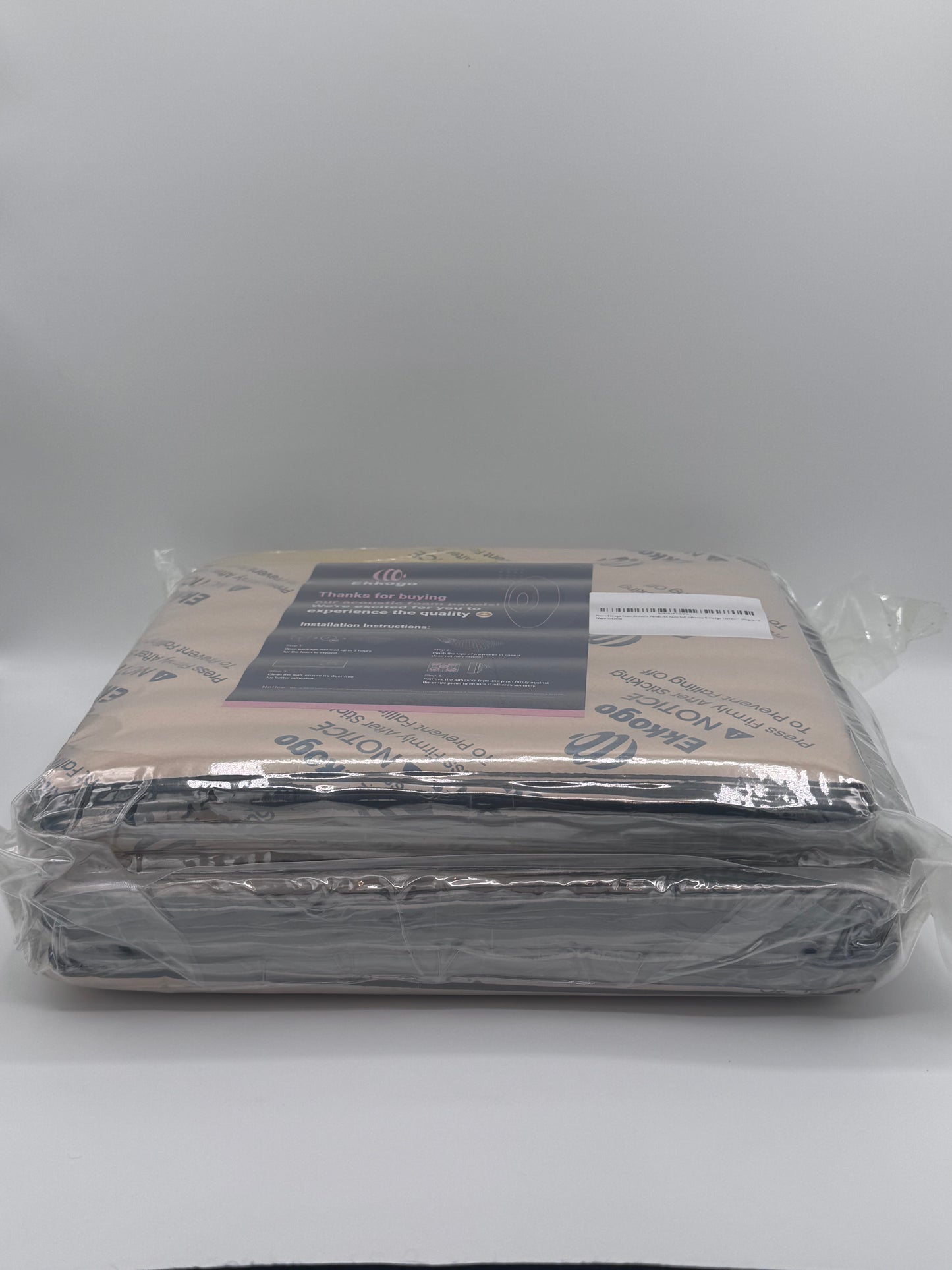 Black Acoustic Panels 12x12x1, 54-Pack Sound Proof Foam Panels for Walls