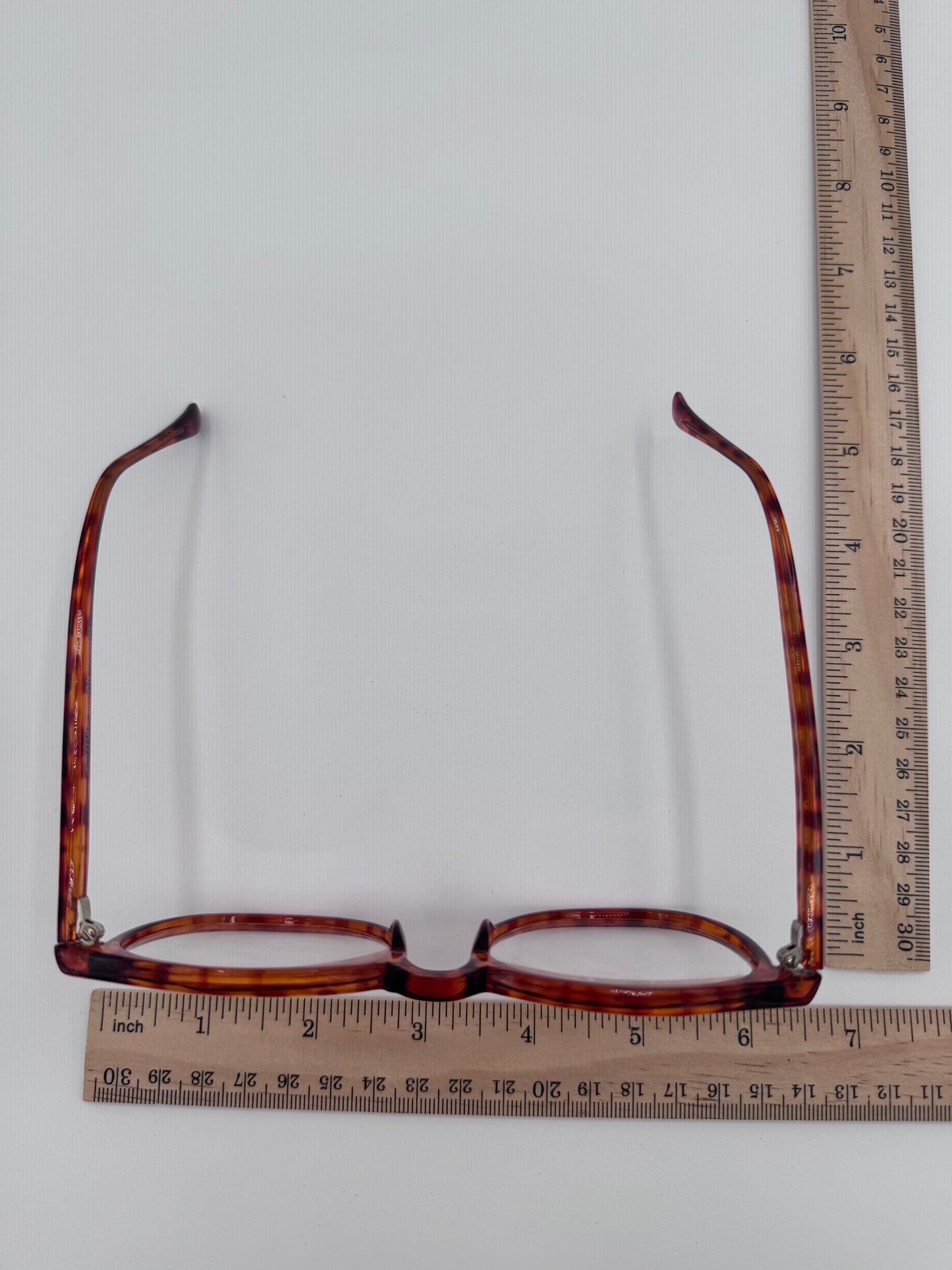 Fashion Fake Eyeglasses Tortoise Amber and Clear Lense