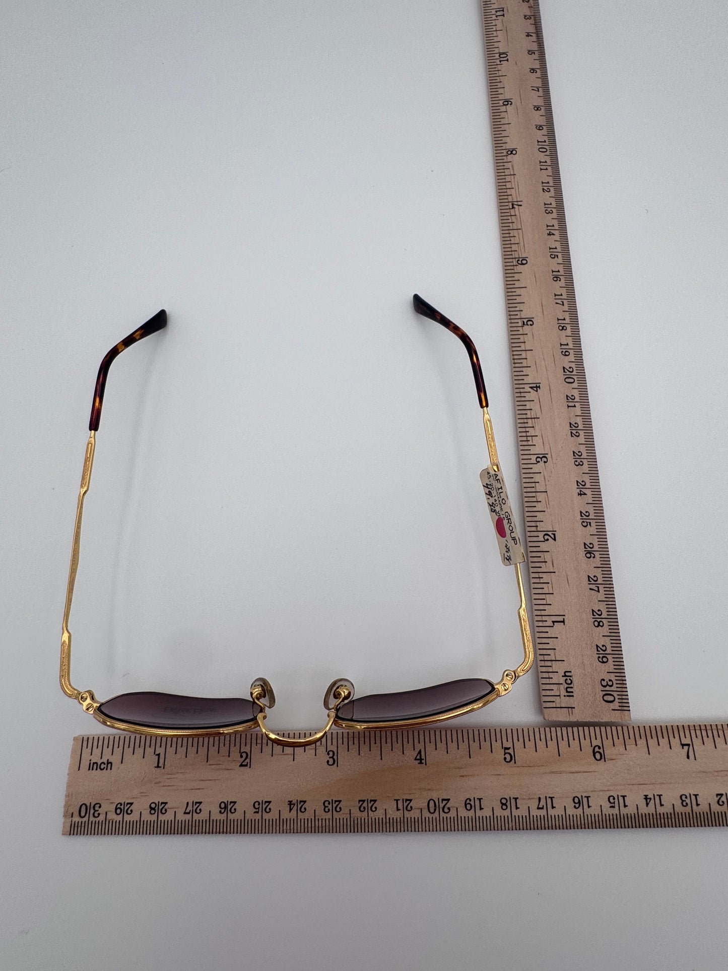 Blue Bay By Sifilo 90’s Gold Wire Tortoise Made in Italy Vintage Sunglasses NOS Cayo Grande/S Goldlighthvn