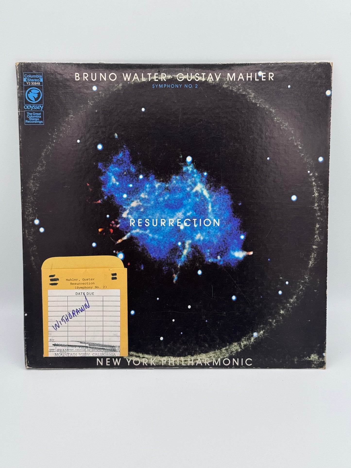 Resurrection Bruno Walter Gustav Mahler Symphony No. 2 1971 Vintage Vinyl Records Set of 2