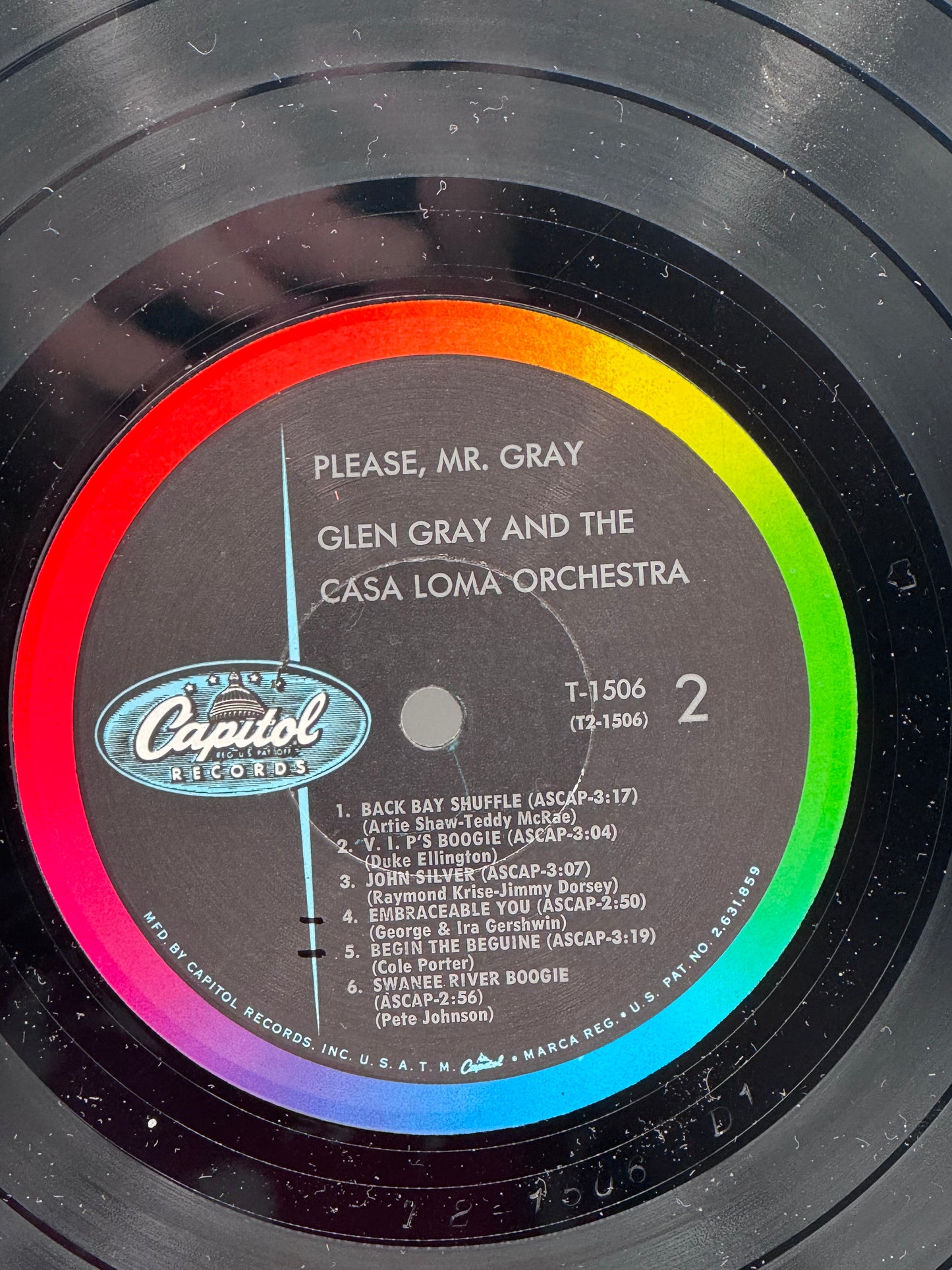 Please, Mr. Gray… More Sounds of the Ground Bands Glen Gray And The Casa Loma Orchestra Vintage 1961 Vinyl Record