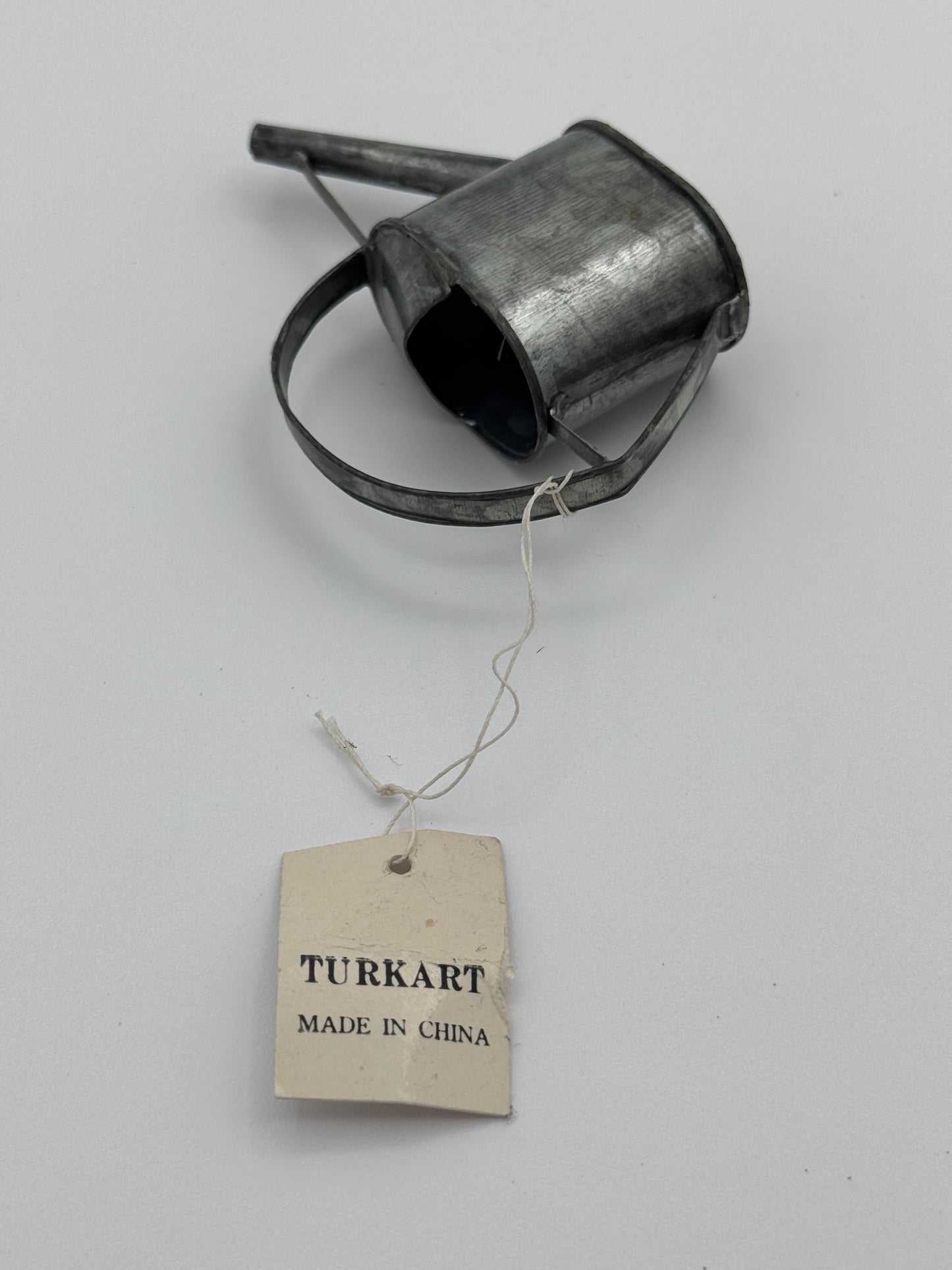 Dollhouse Teeny Tiny Watering Can Vintage Tin Metal