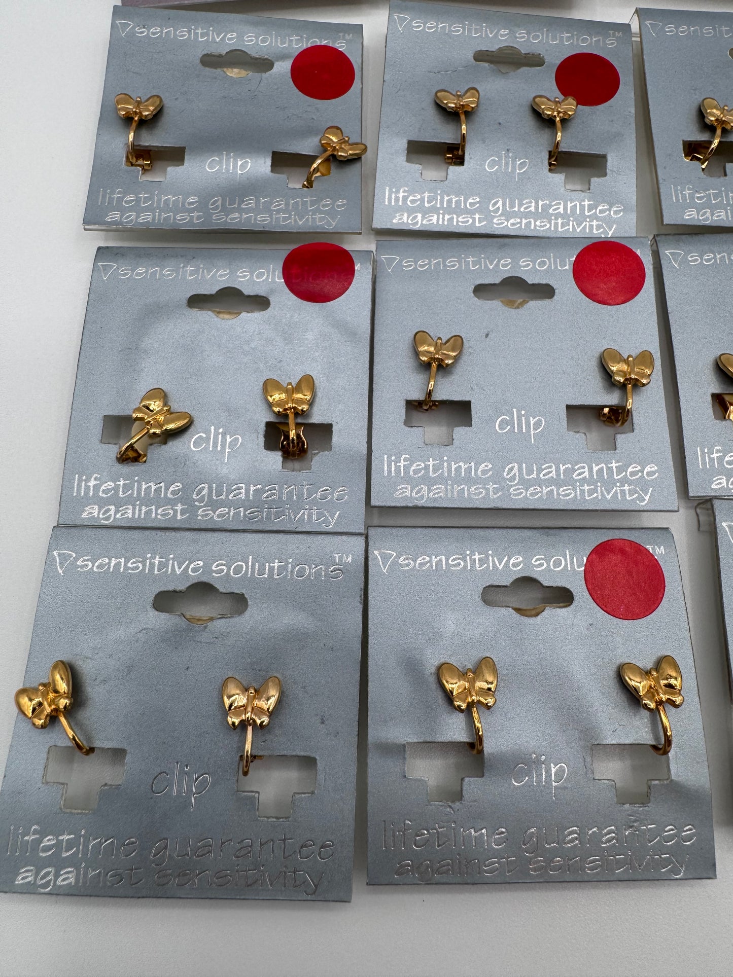 Set of 16 Pairs Mixed Clip On and Magnetic Earrings Costume Jewelry Vintage After Thoughts