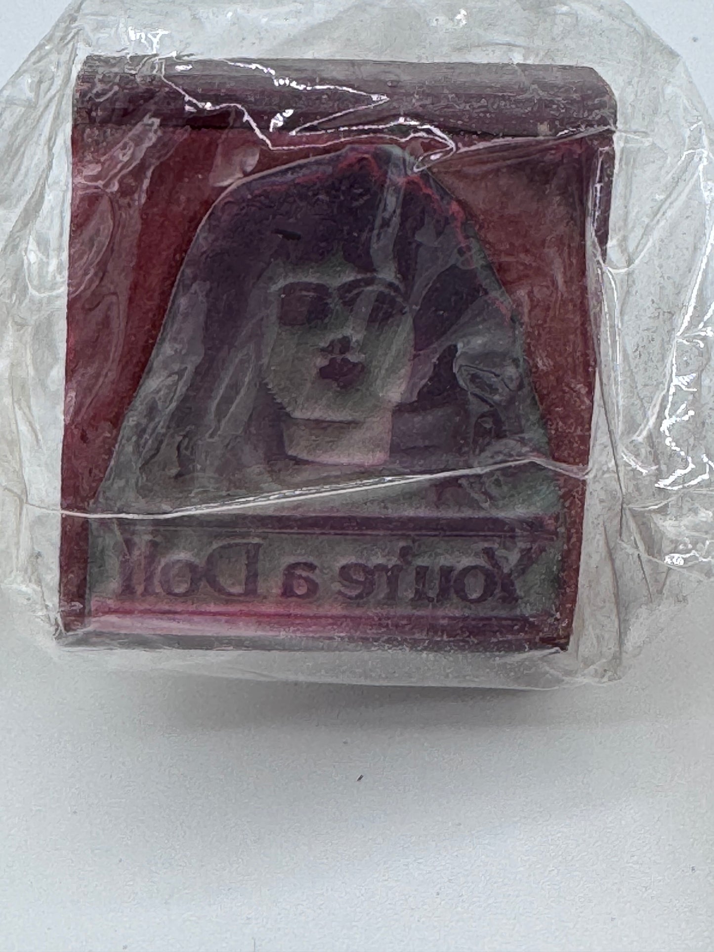 Set of 6 Vintage Wood Rubber Stamps from 1980’s and 1990’s