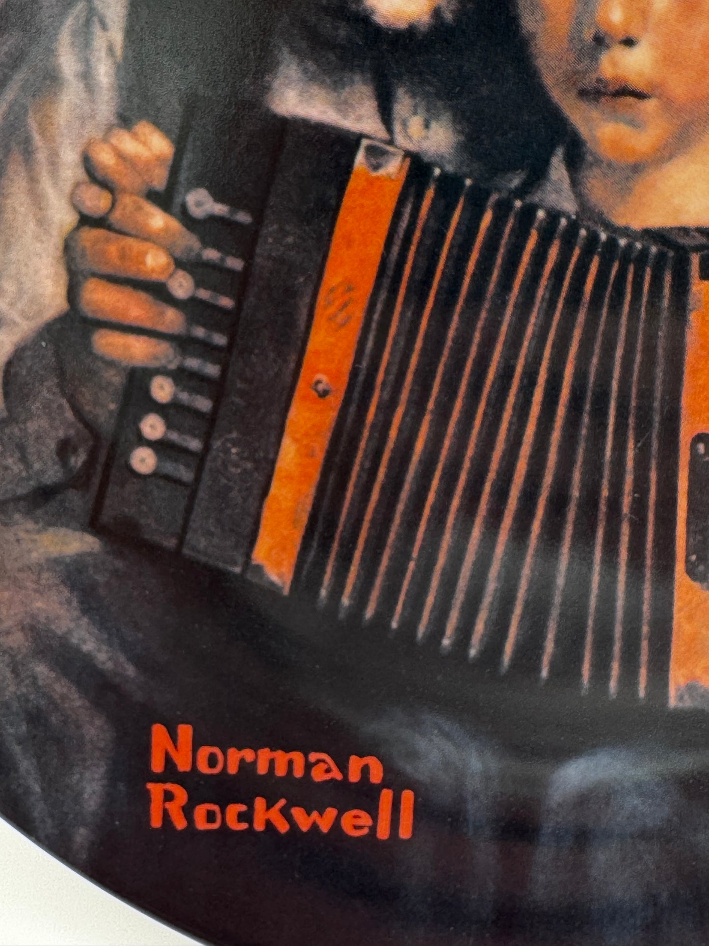 The Music Maker 1981 Norman Rockwell Collector Plate