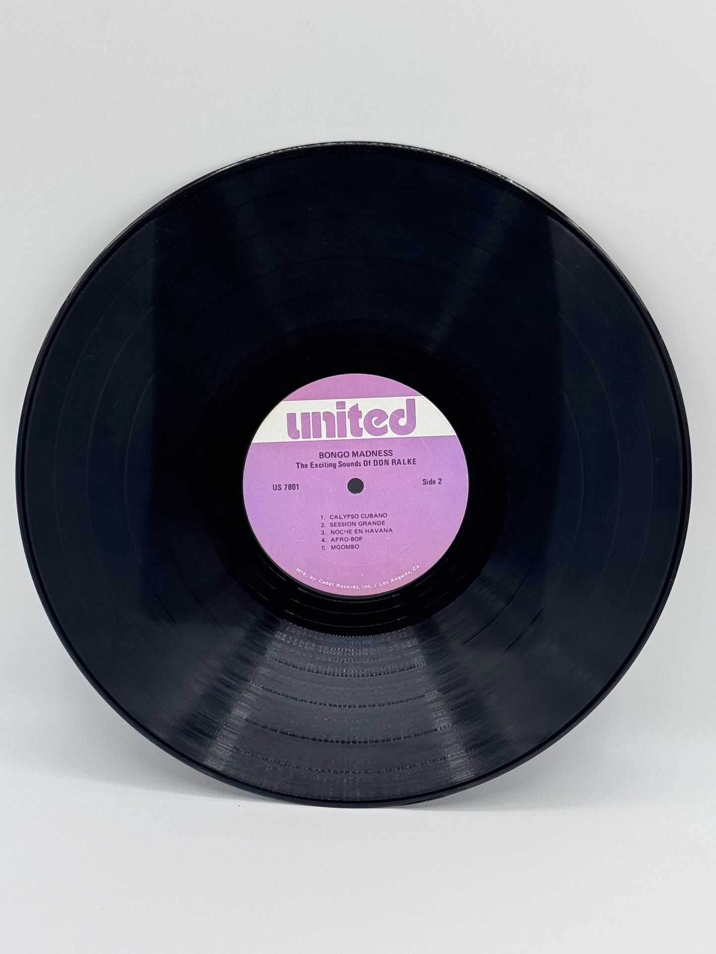 Bongo Madness Don Ralke 1957 Vintage Vinyl Record