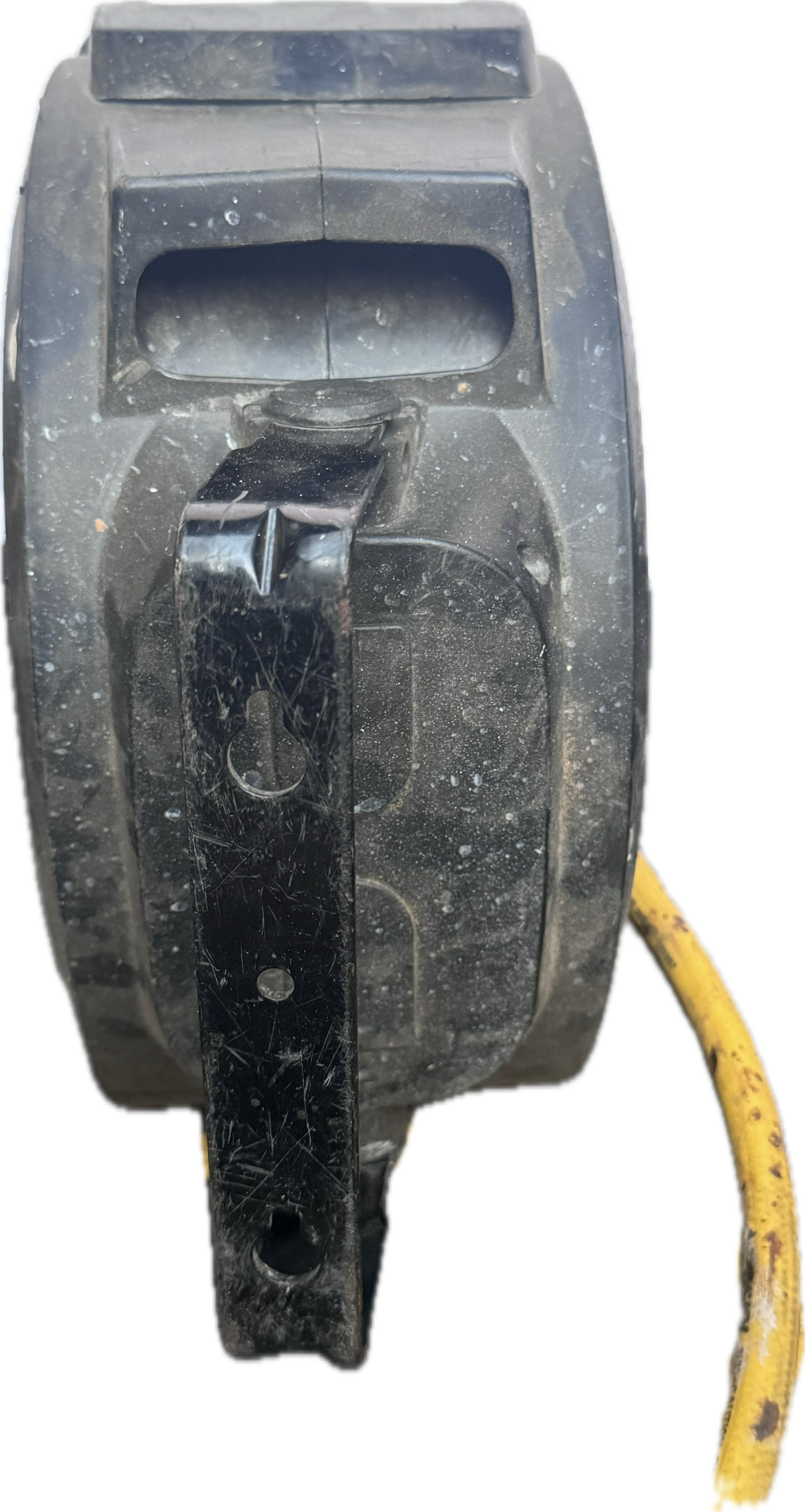 Husky 3/8 in. x 50 ft. Self Retracting Hybrid Air Hose With Enclosed Hose Reel Retractable