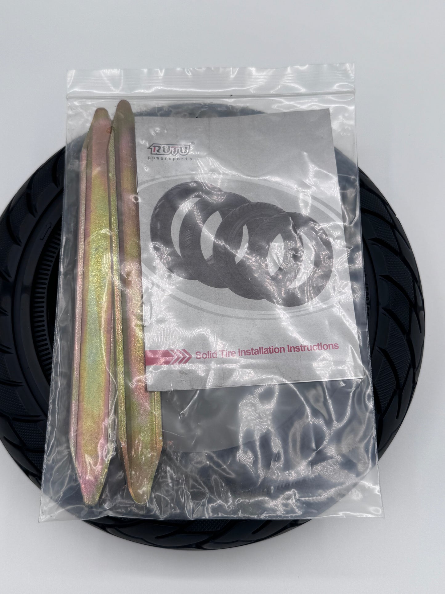 Brand New 10 x 2.5 N10-450045 Q-1 Rubber Tire for Scooter - 1 Tire