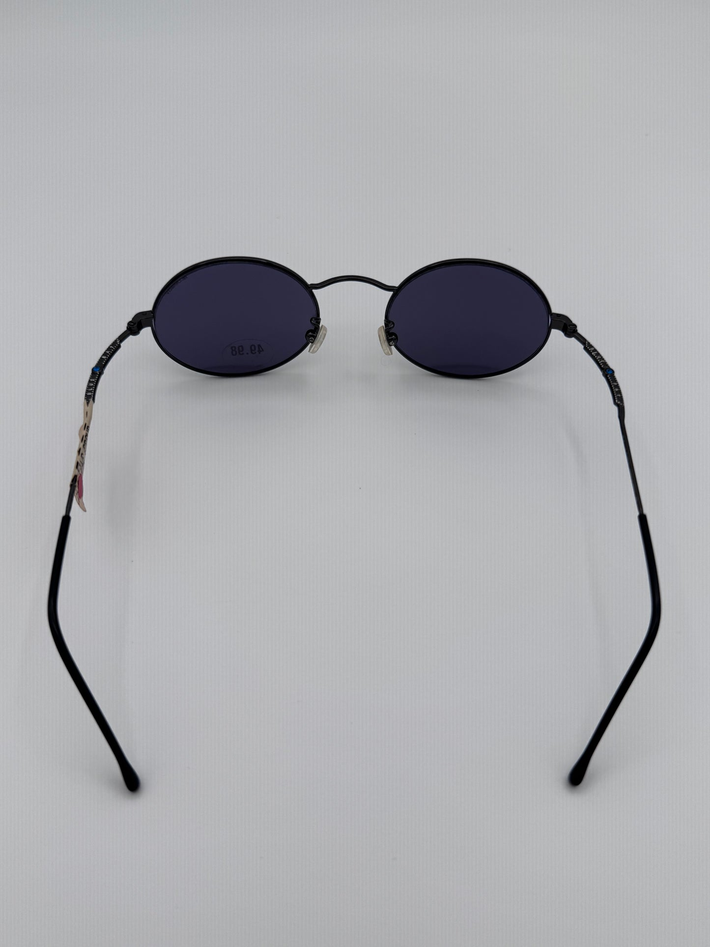 Blue Bay By Sifilo 90’s Silver Wire Made in Italy Vintage Sunglasses NOS Cleveland/S Lead Silver