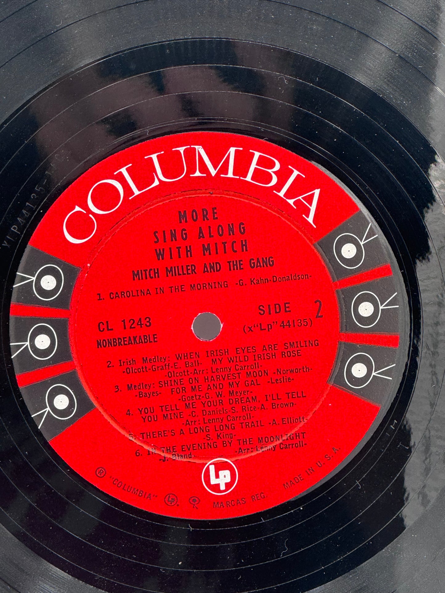 More Sing Along with Mitch, Mitch Miller and the Gang 1958 Vintage Vinyl Record