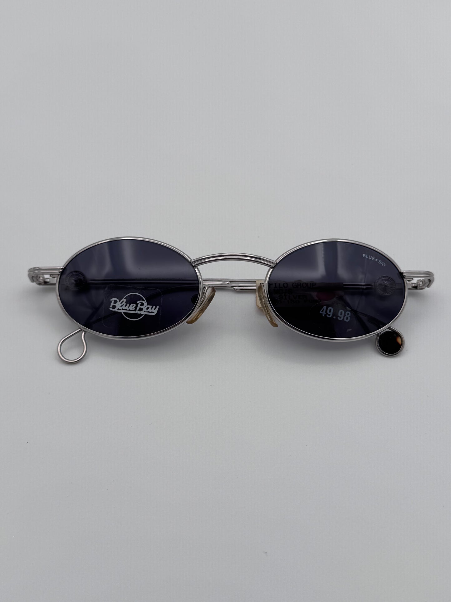 Blue Bay By Sifilo 90’s Silver Wire Made in Italy Vintage Sunglasses NOS Malmo/S