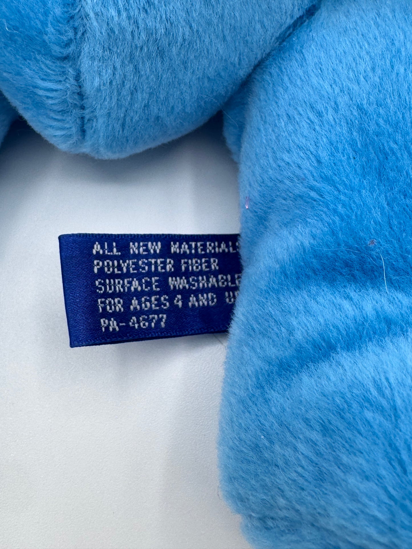 BMI America 1998 Vintage Blue Bean Bear