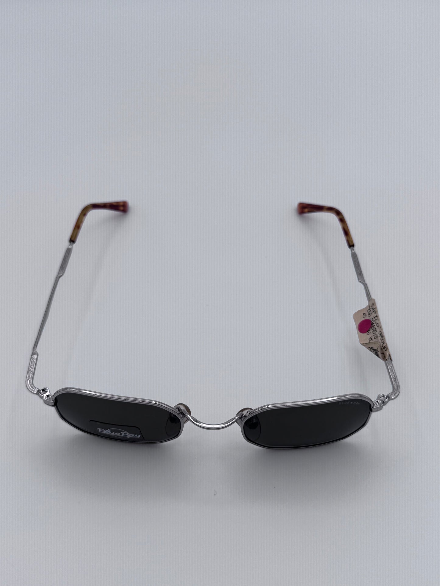 Blue Bay By Sifilo 90’s Silver Wire Tortoise Made in Italy Vintage Sunglasses NOS Cayo Grande/S