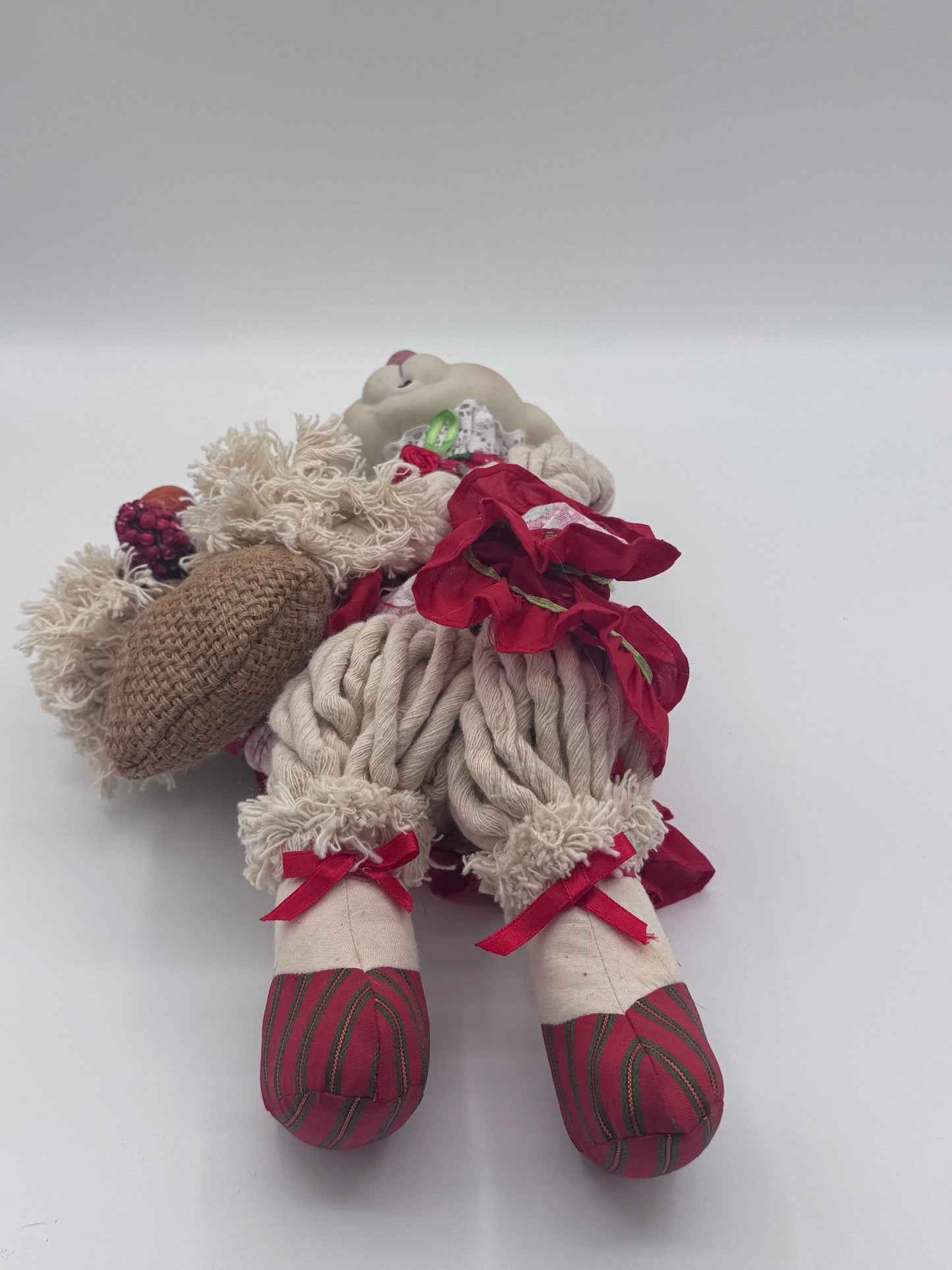 Flossie House of Llyod 1993 Collectable Christmas Bunny Rabbit Doll