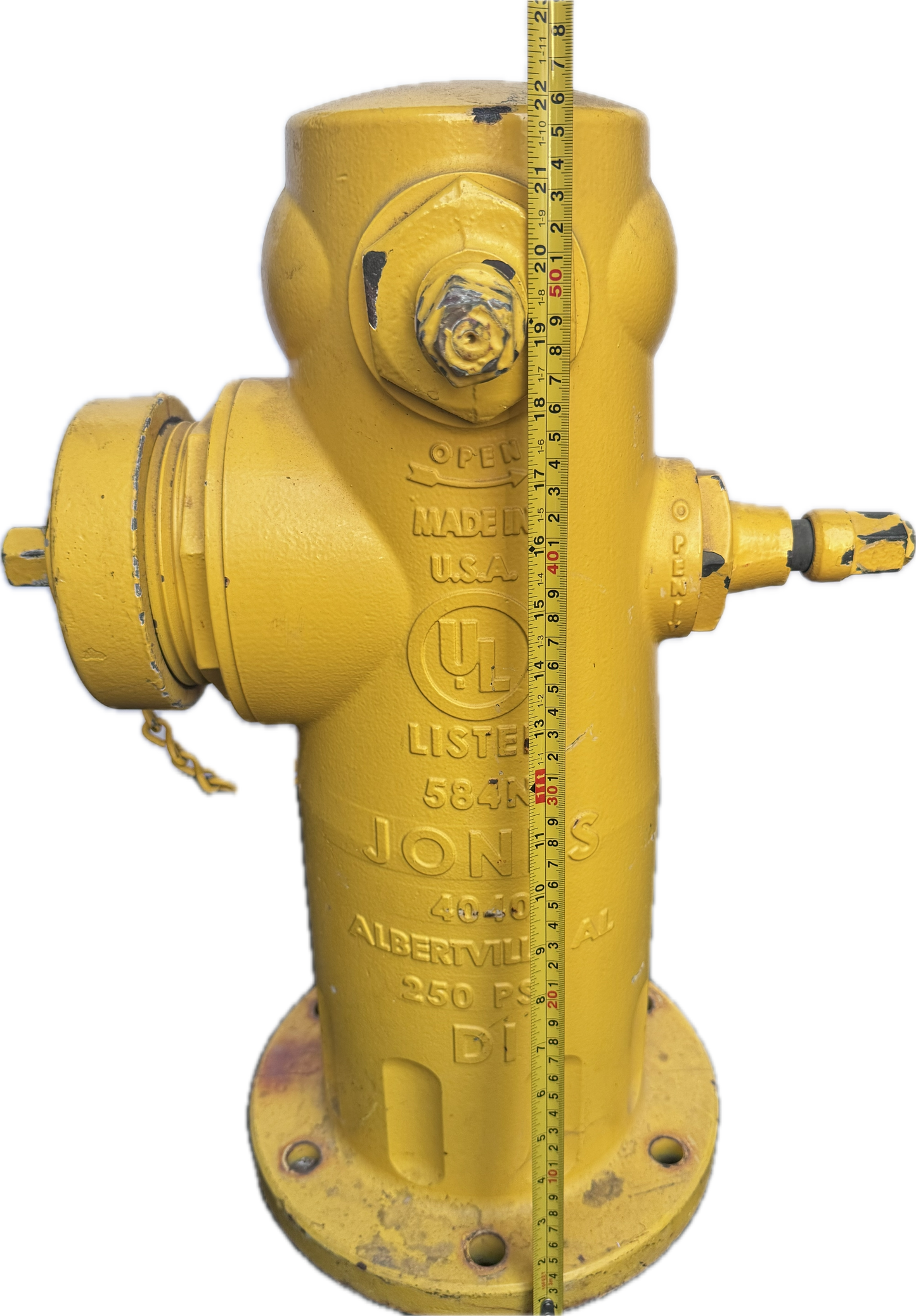 2018 Yellow Fire Hydrant