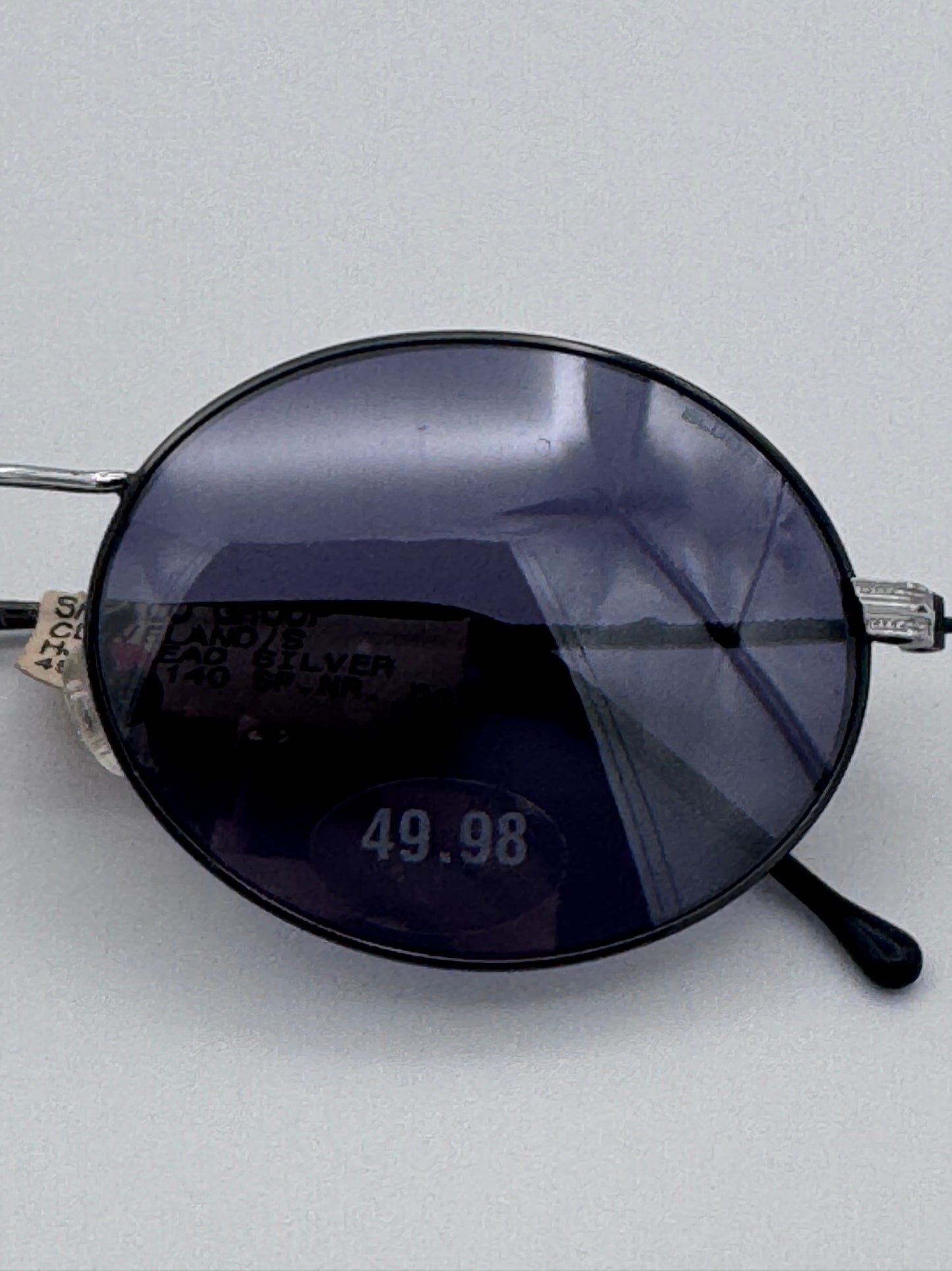 Blue Bay By Sifilo 90’s Silver Wire Made in Italy Vintage Sunglasses NOS Cleveland/S Lead Silver