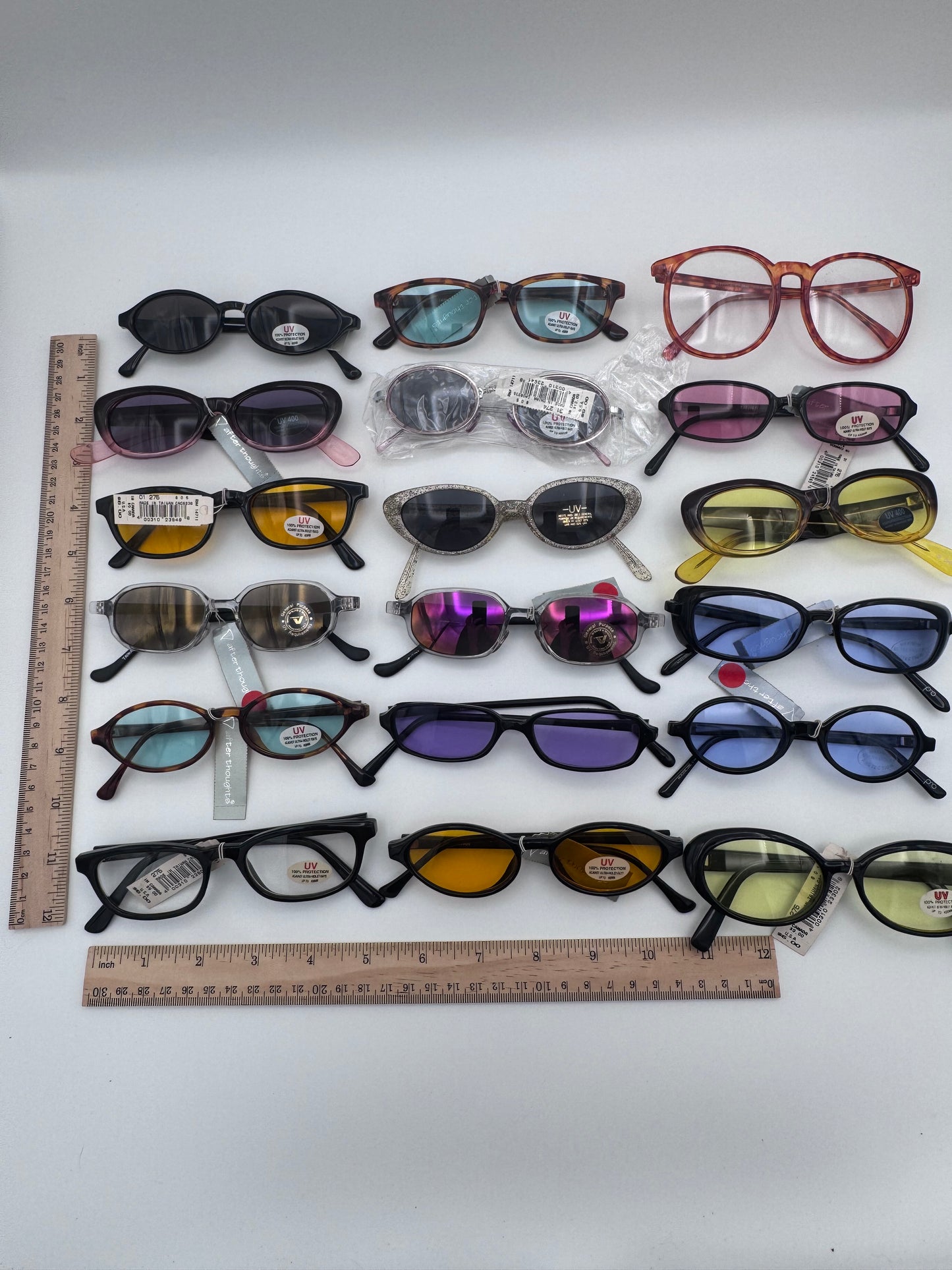 Fashion Sunglasses Eyewear Plastic Frame Set of 18 Mixed Assorted Styles and Colors Lot 7