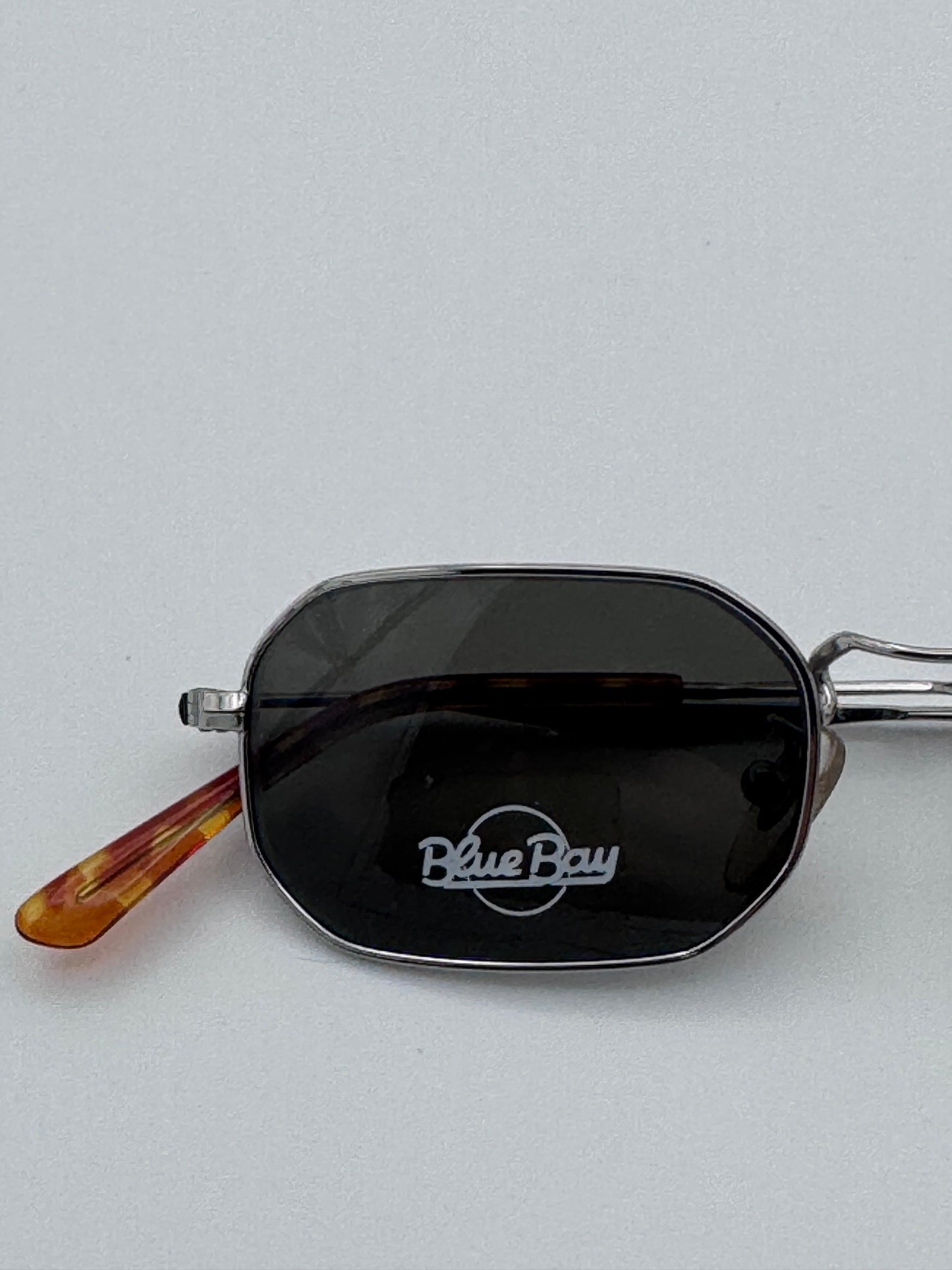 Blue Bay By Sifilo 90’s Silver Wire Tortoise Made in Italy Vintage Sunglasses NOS Cayo Grande/S