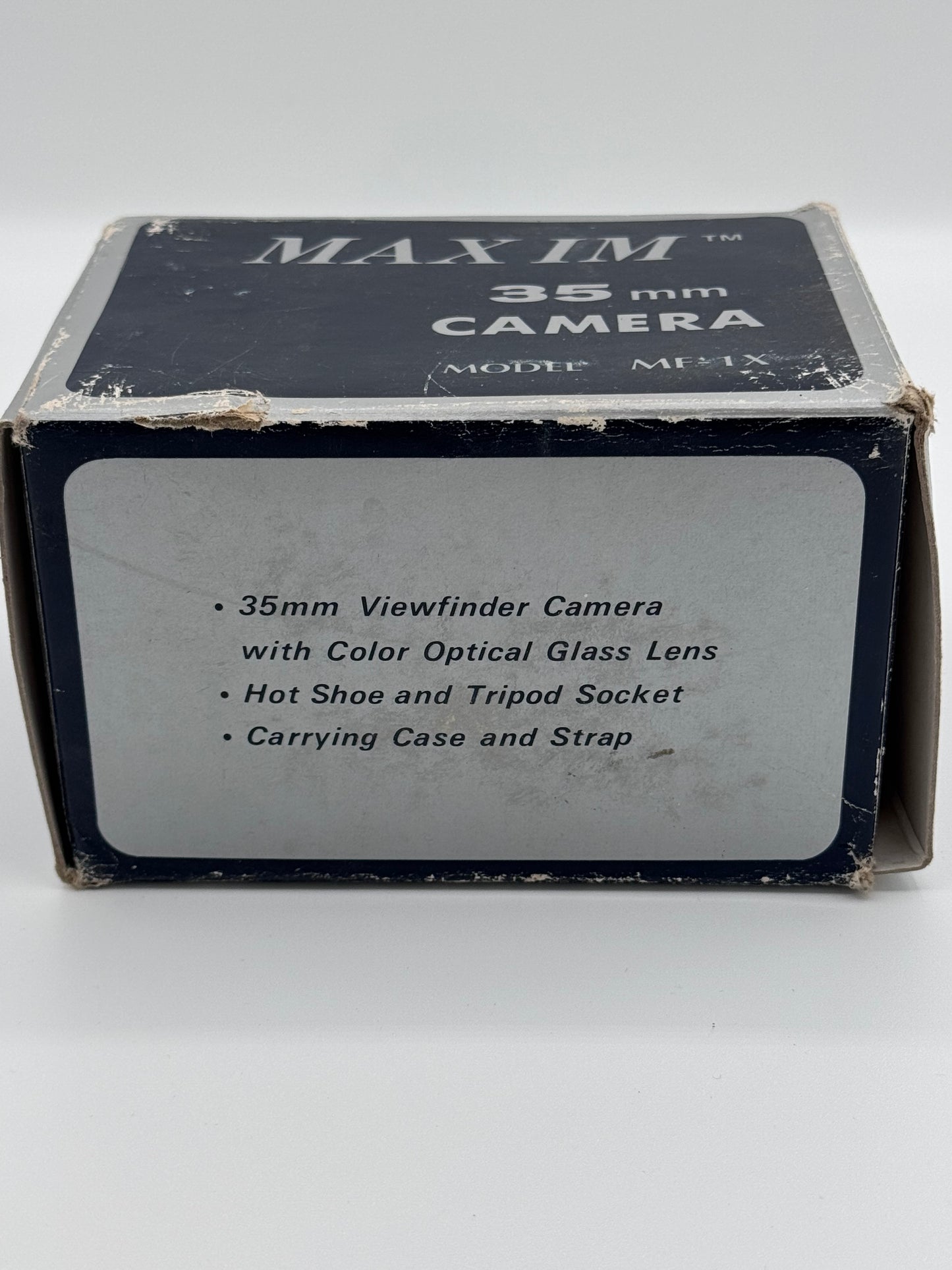 Maxim MF-IX 35mm Film Vintage Black Camera with Case, Strap and Lens Cover