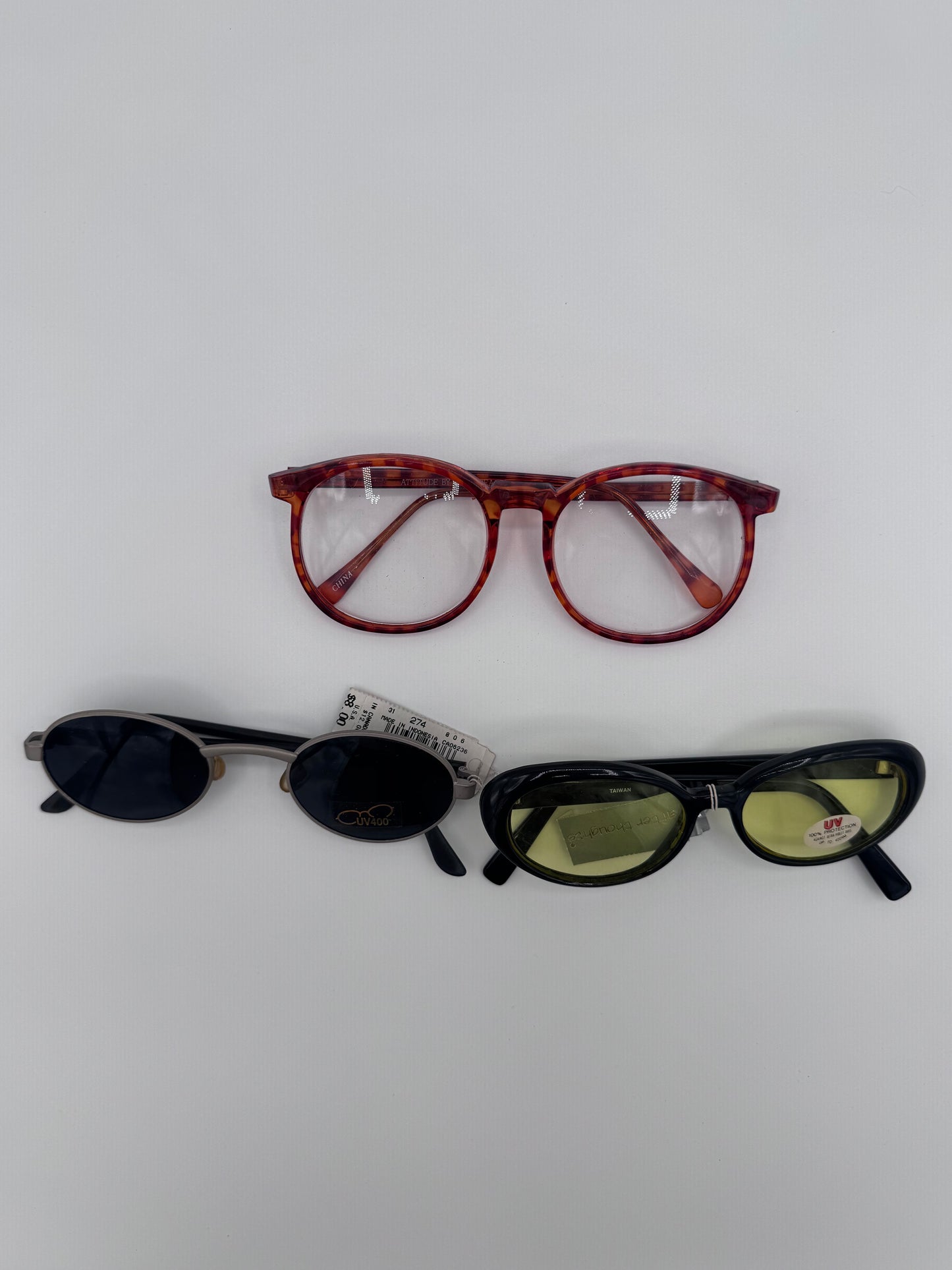 Fashion Sunglasses Eyewear Mixed Frame Set of 3 Mixed Assorted Styles and Colors Lot 13