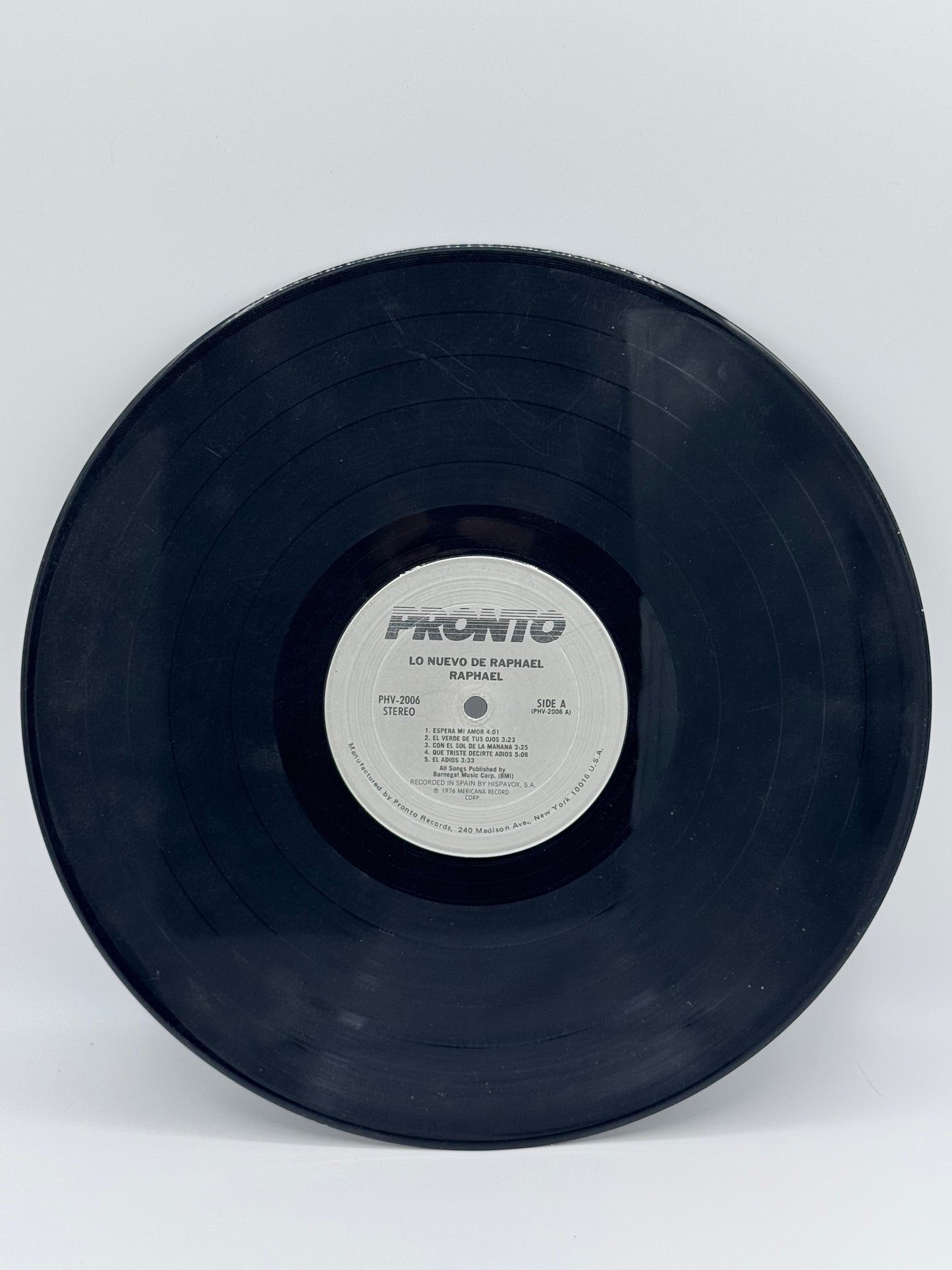 Yo Canto Franco 1980’s Vintage Vinyl Record