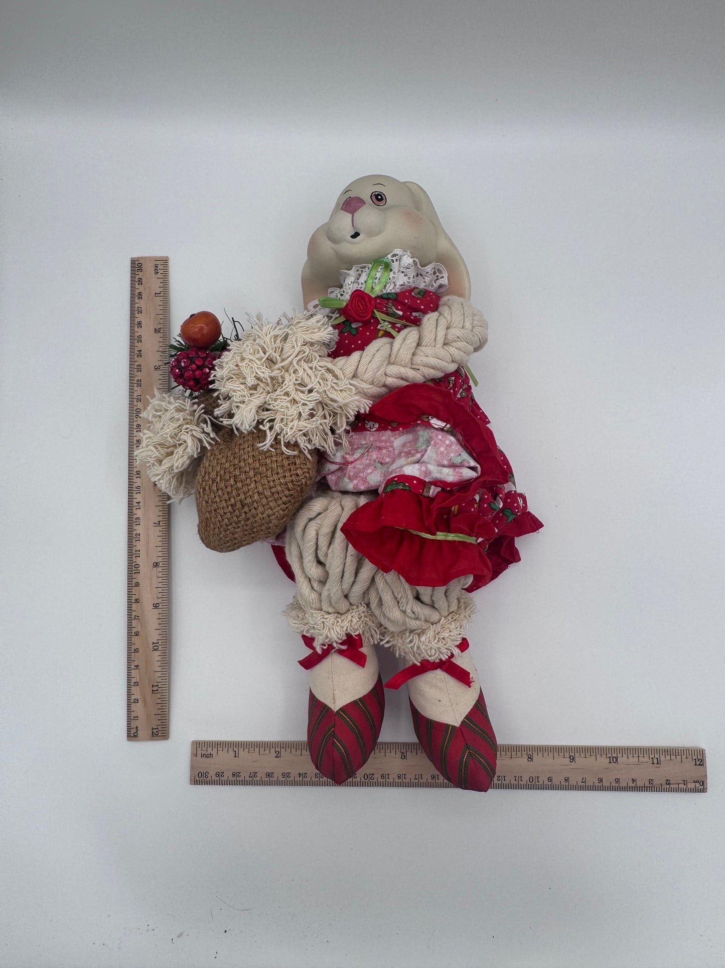 Flossie House of Llyod 1993 Collectable Christmas Bunny Rabbit Doll