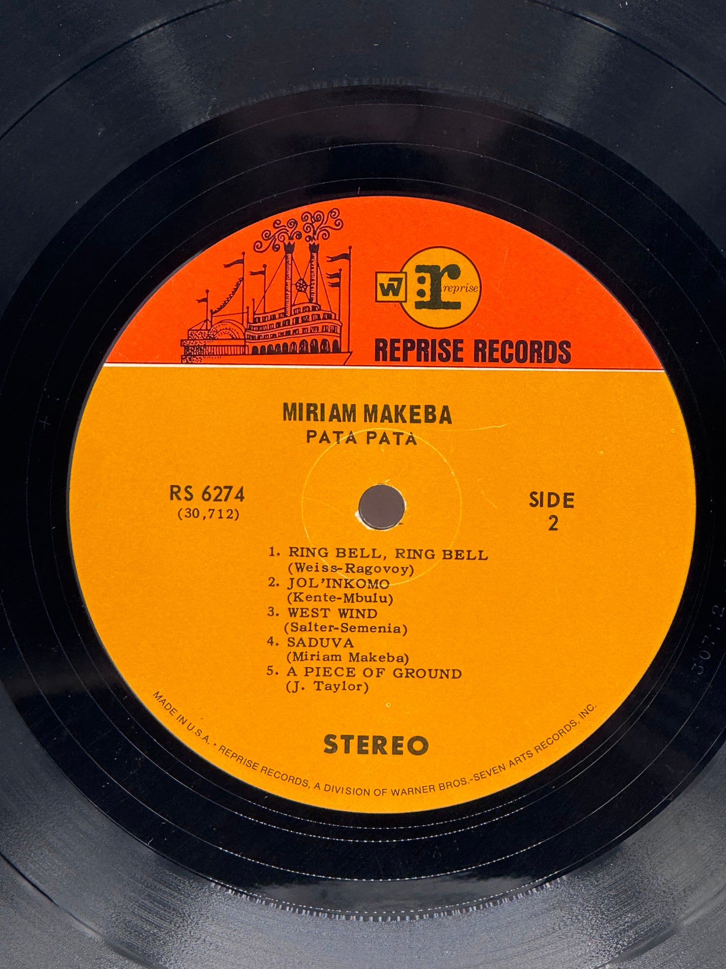 Pata Pata Miriam Makeba 1967 Vintage Vinyl Record