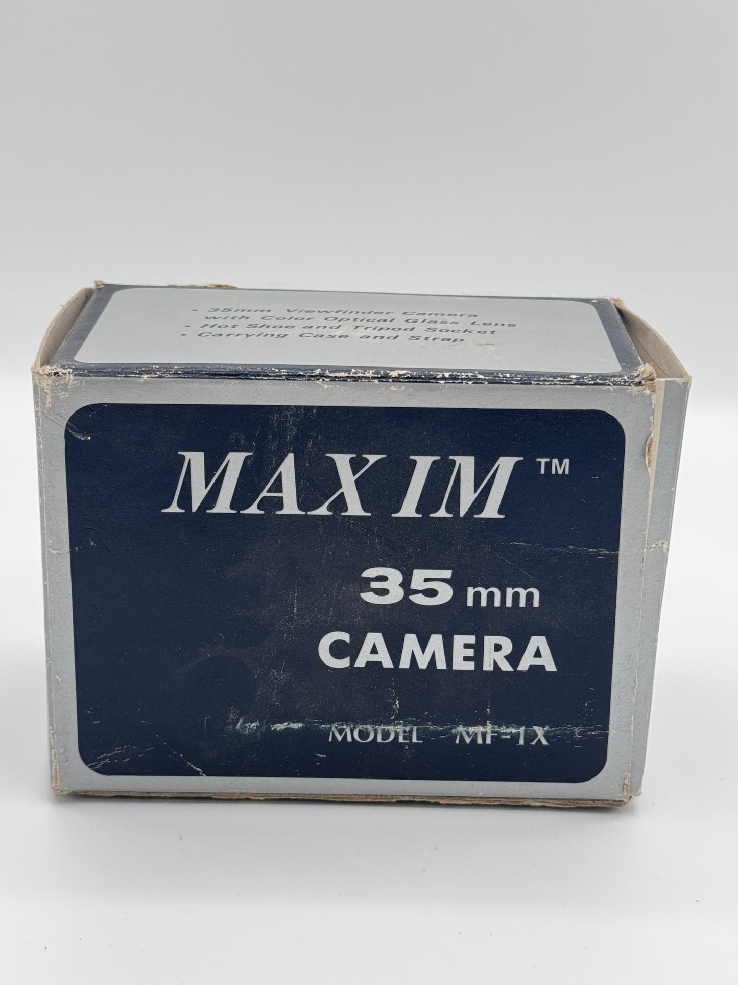 Maxim MF-IX 35mm Film Vintage Black Camera with Case, Strap and Lens Cover