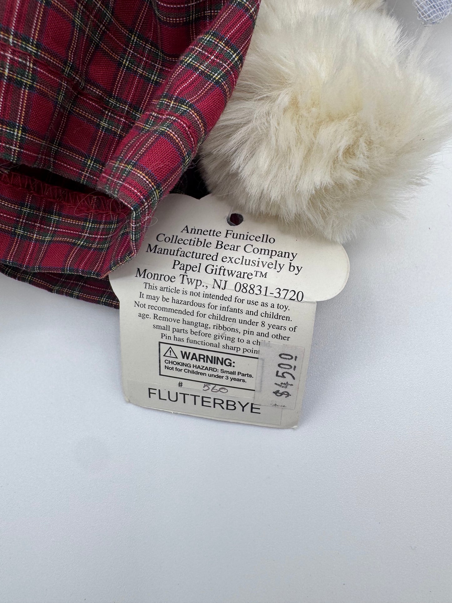 Very Rare Flutterbye Annette Funicello Collectible Bear