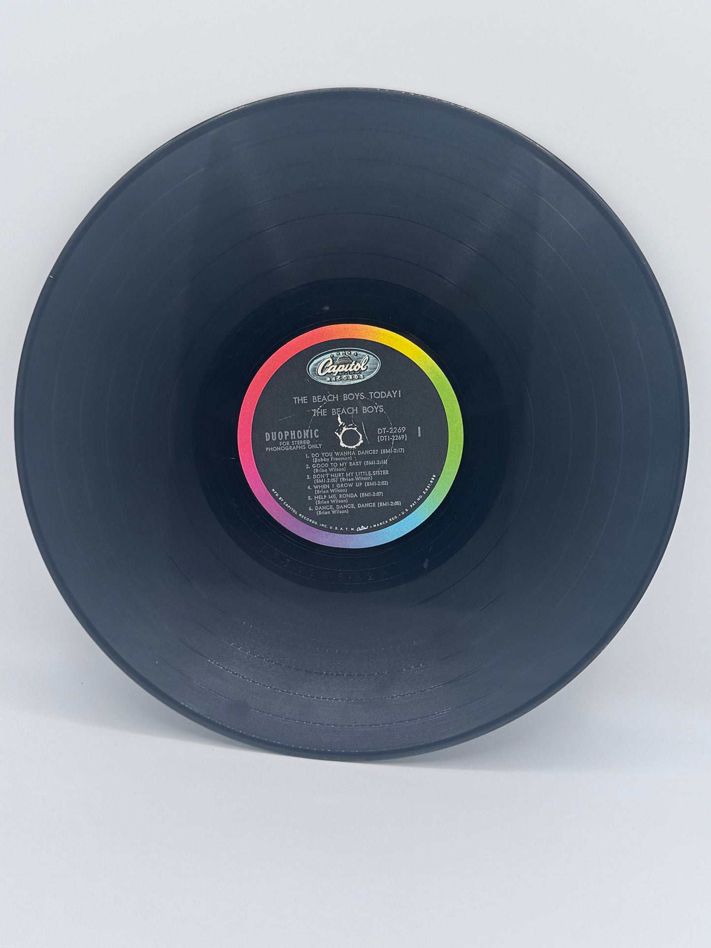 The Beach Boys Today! Beach Boys 1965 Vintage Vinyl Record