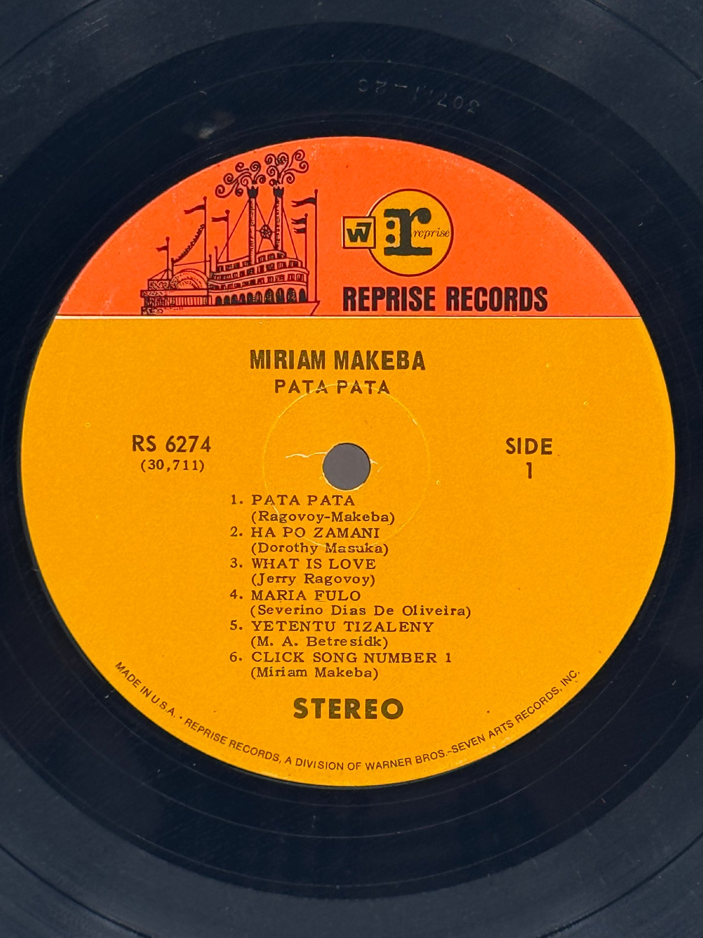 Pata Pata Miriam Makeba 1967 Vintage Vinyl Record