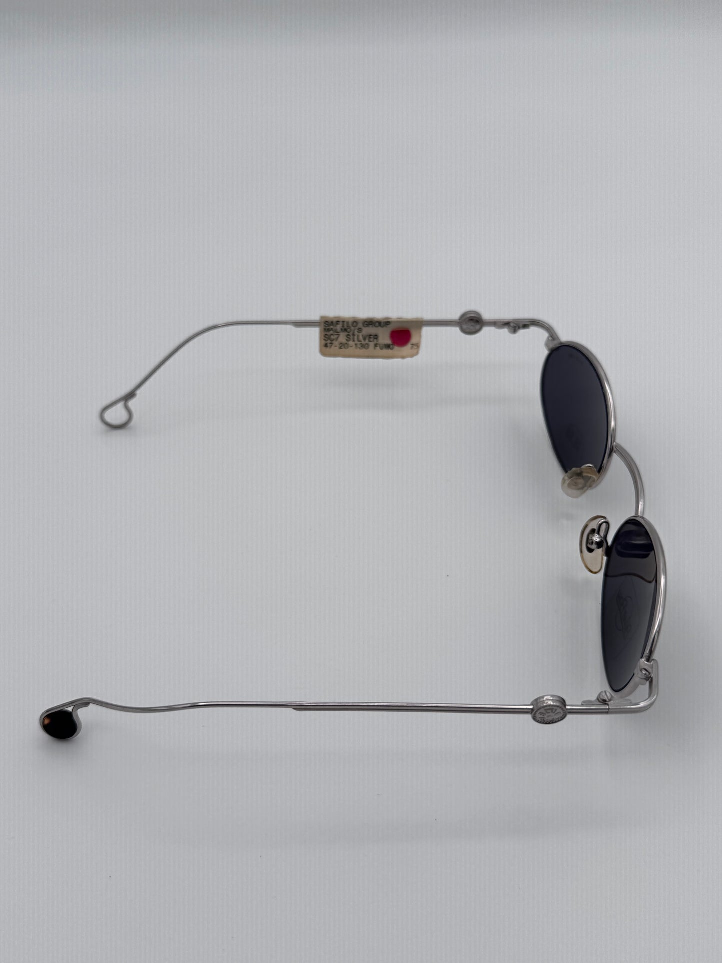 Blue Bay By Sifilo 90’s Silver Wire Made in Italy Vintage Sunglasses NOS Malmo/S