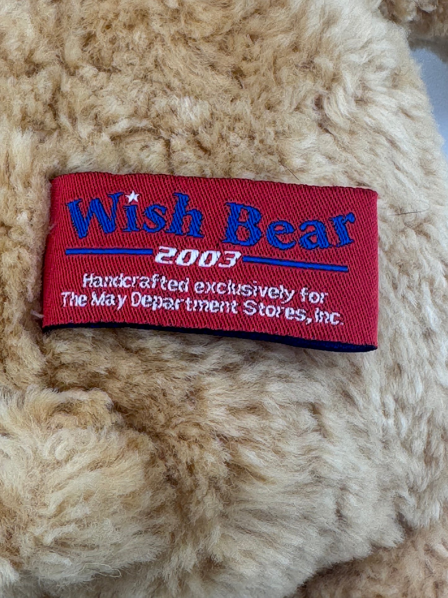 Courage Wish Bear 2003 The May Department Store Teddy Bear