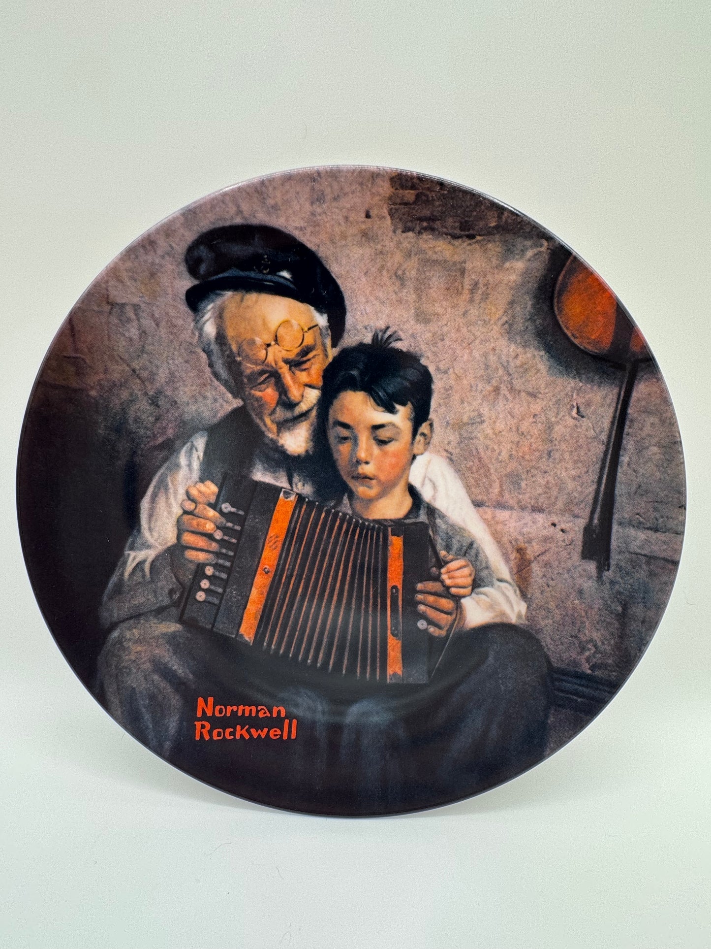 The Music Maker 1981 Norman Rockwell Collector Plate