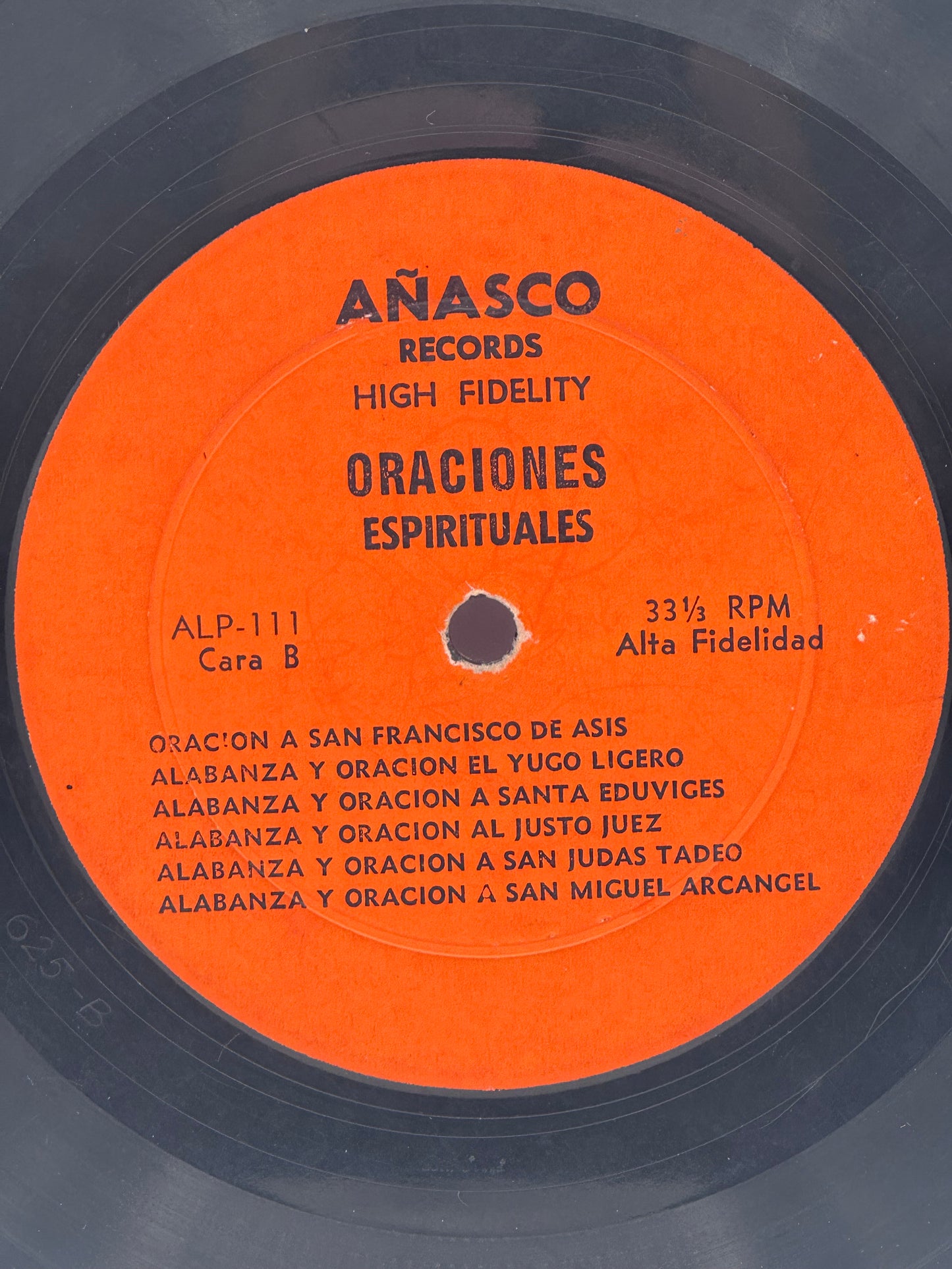 Hermano Moises San Francisco de Asis Oraciones Alabanzas Espirituales 1960 Vintage Vinyl Record