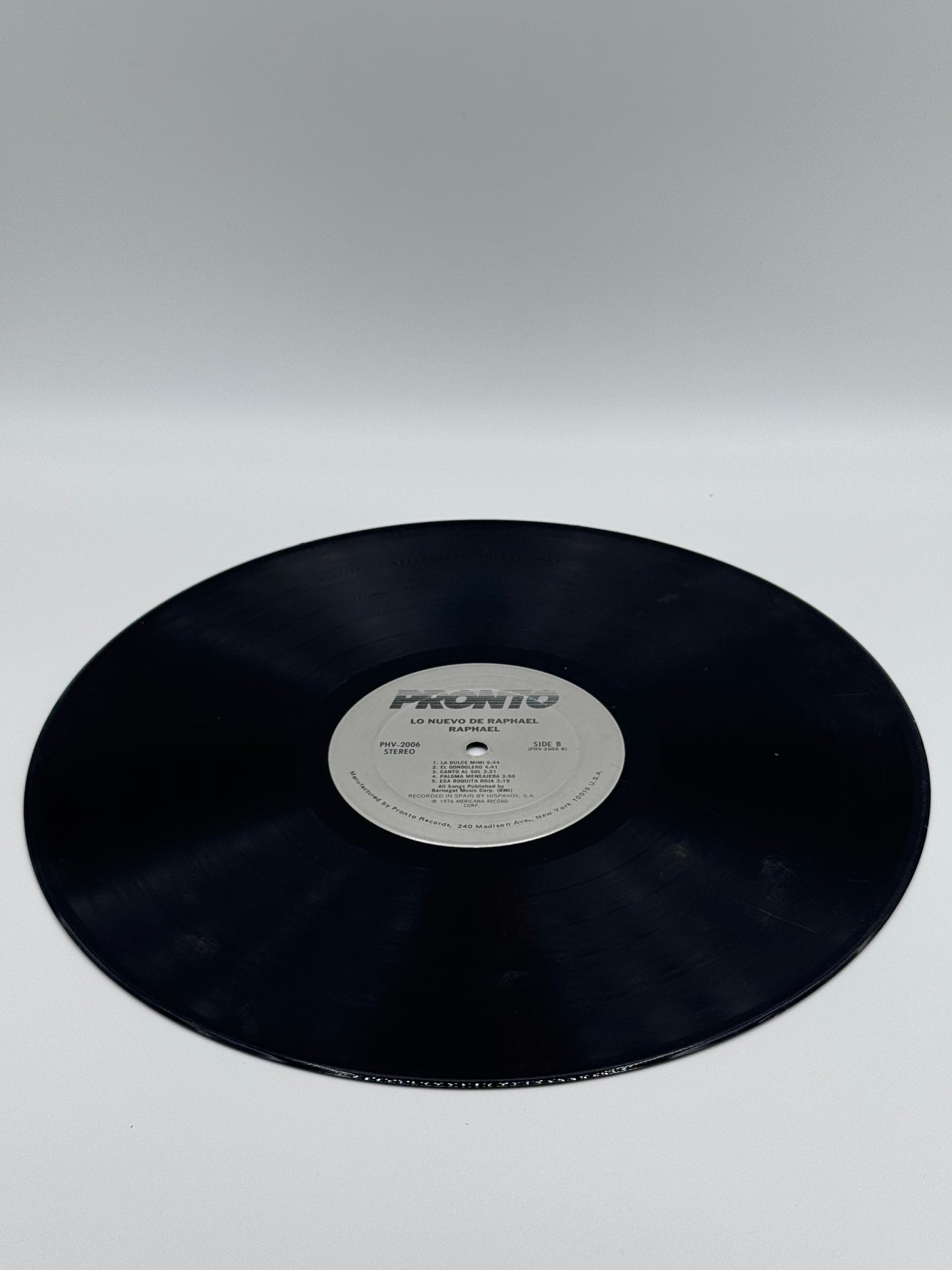Yo Canto Franco 1980’s Vintage Vinyl Record