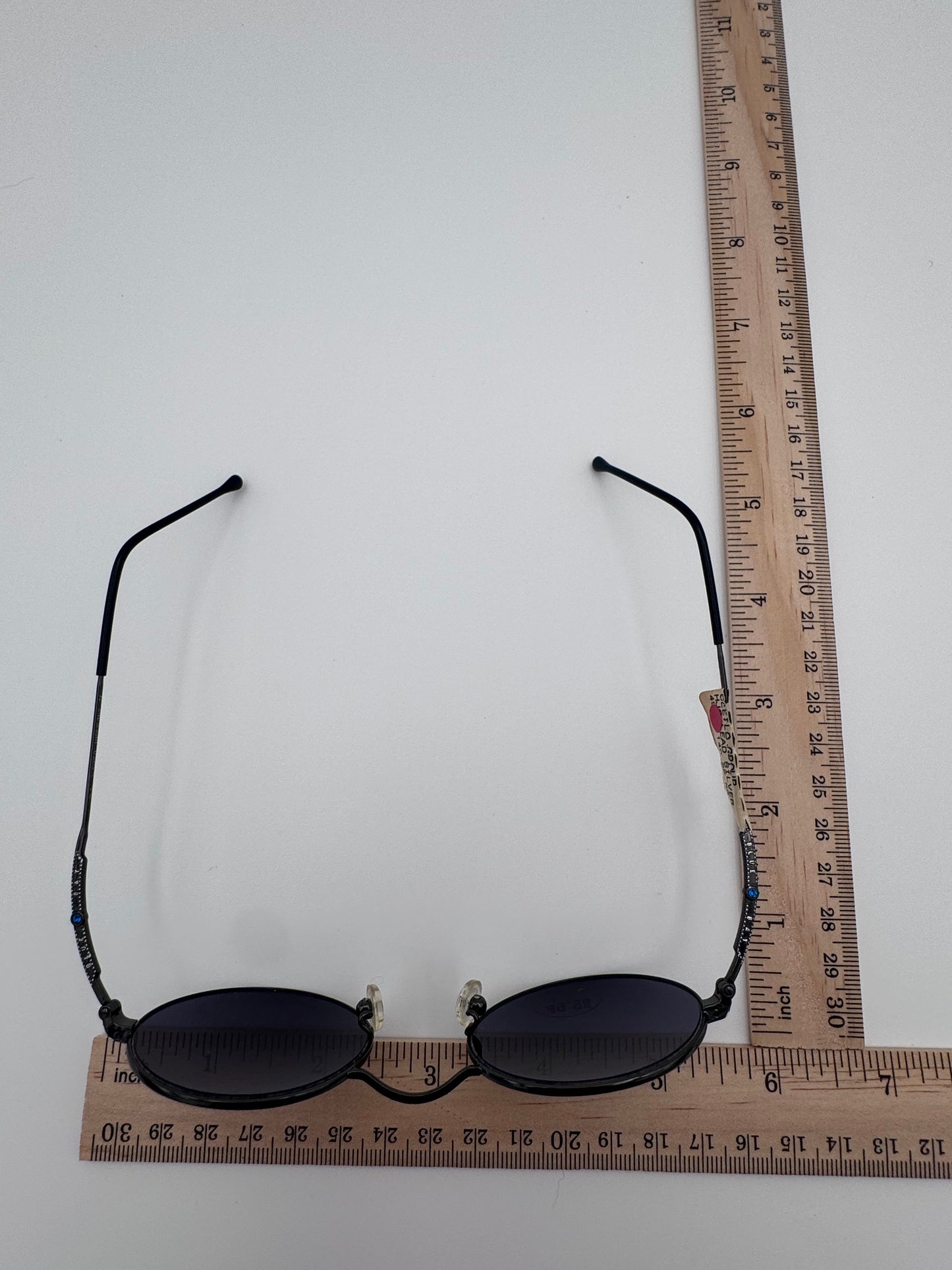 Blue Bay By Sifilo 90’s Silver Wire Made in Italy Vintage Sunglasses NOS Cleveland/S Lead Silver