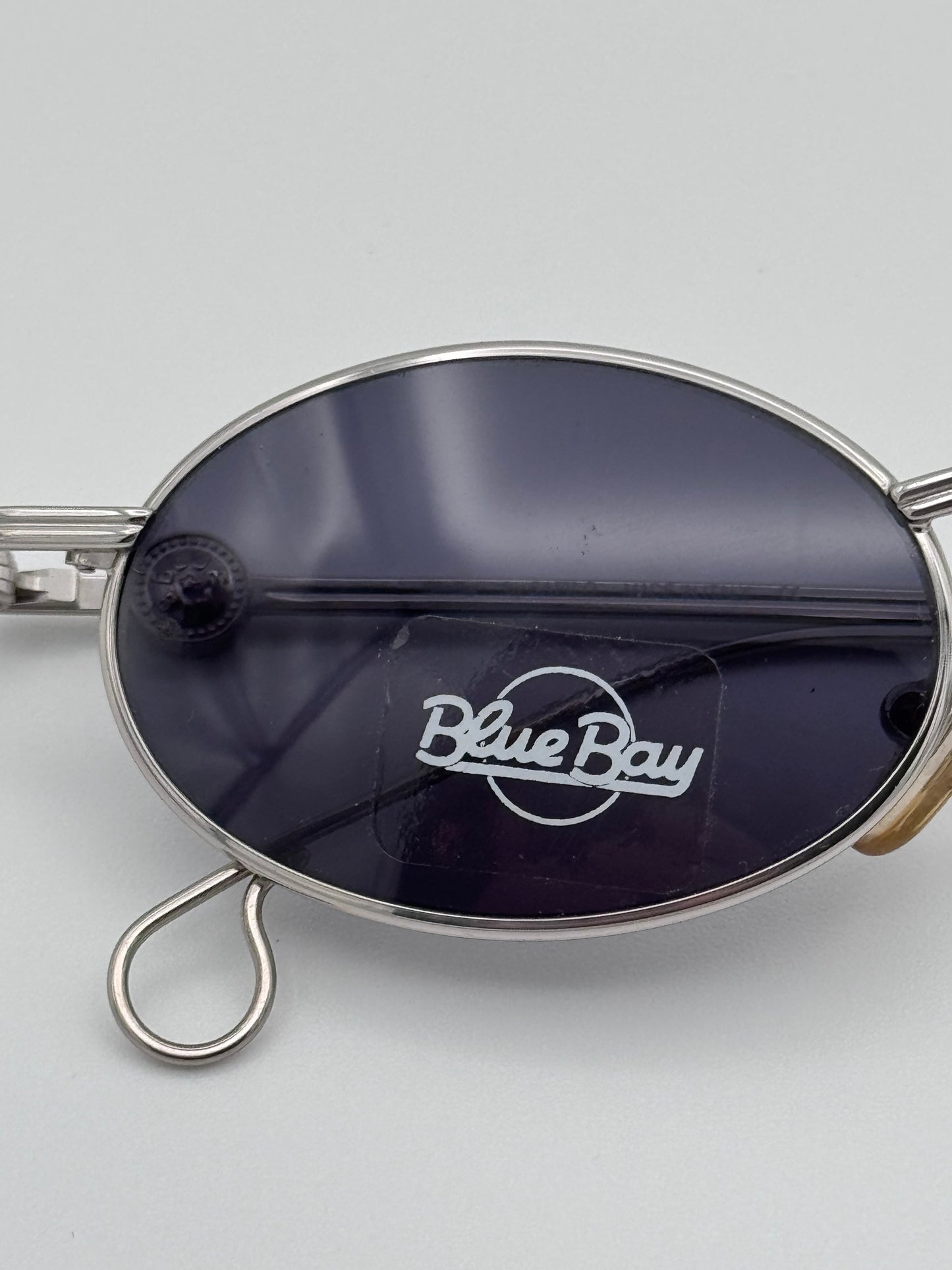 Blue Bay By Sifilo 90’s Silver Wire Made in Italy Vintage Sunglasses NOS Malmo/S