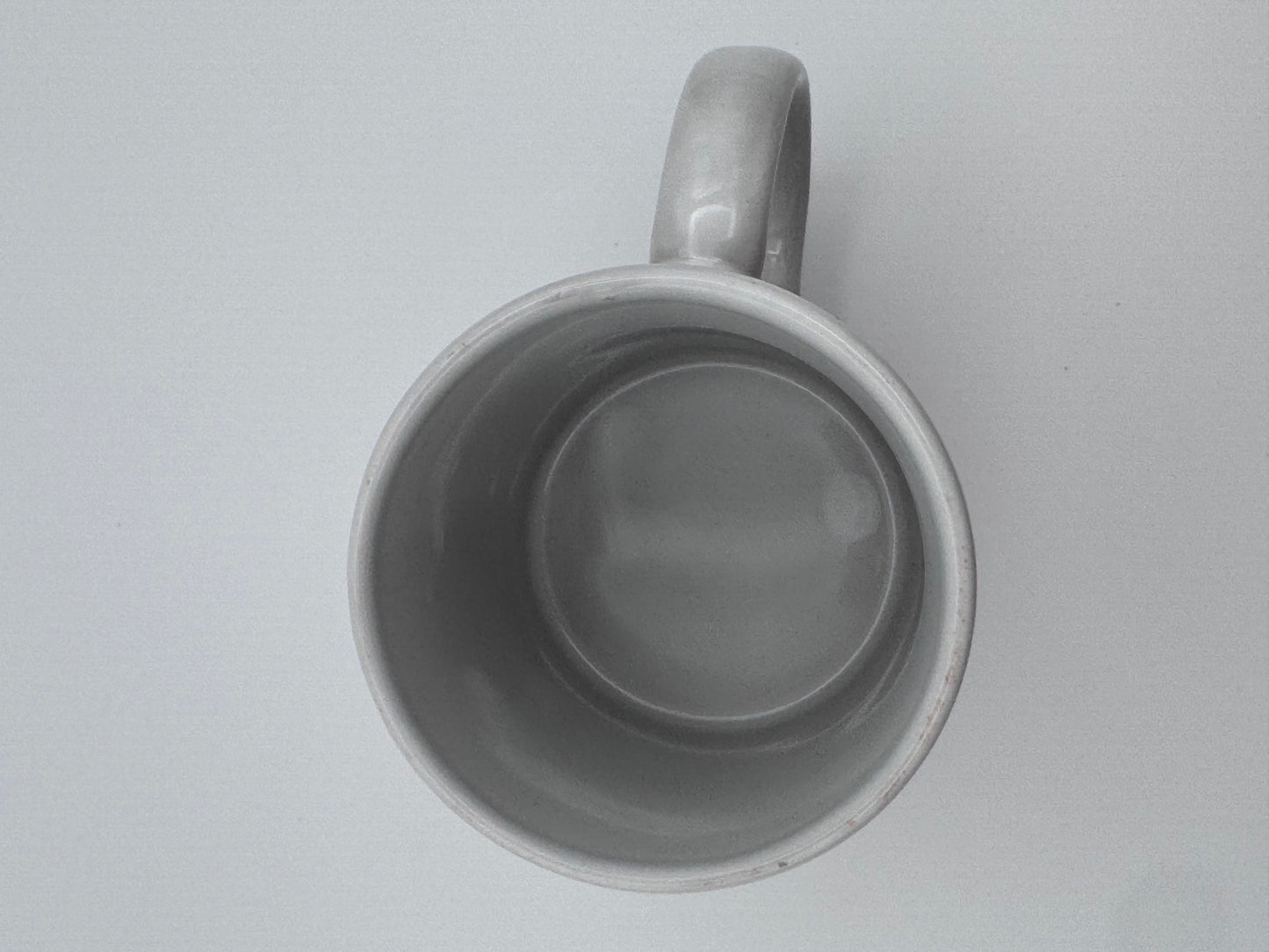 White and Red Love With Hearts Vintage Mug Cup