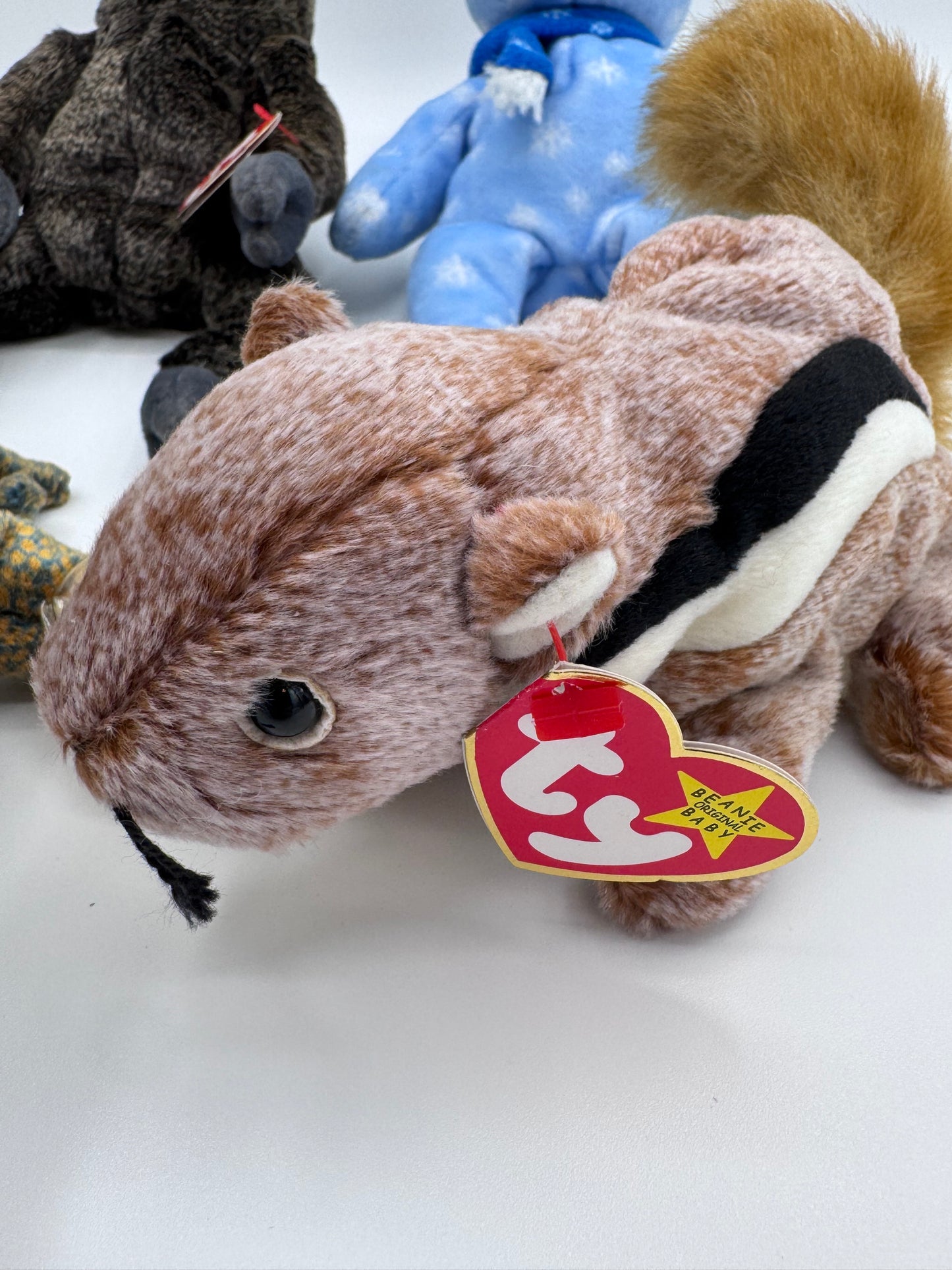 Beanie Babies TY-Hang Tag 5th Gen & Tush Tag 8th Gen Set of 4 Babies