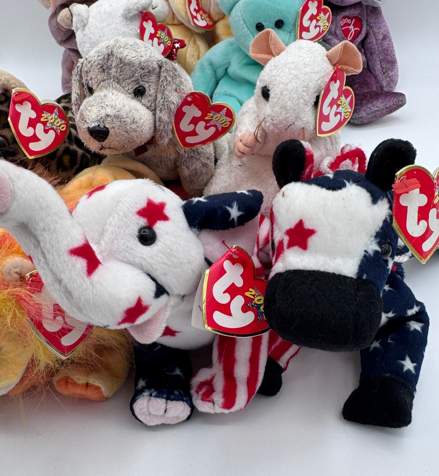 Beanie Babies TY-Hang Tag 6th Gen & Tush Tag 9th Gen Set of 13