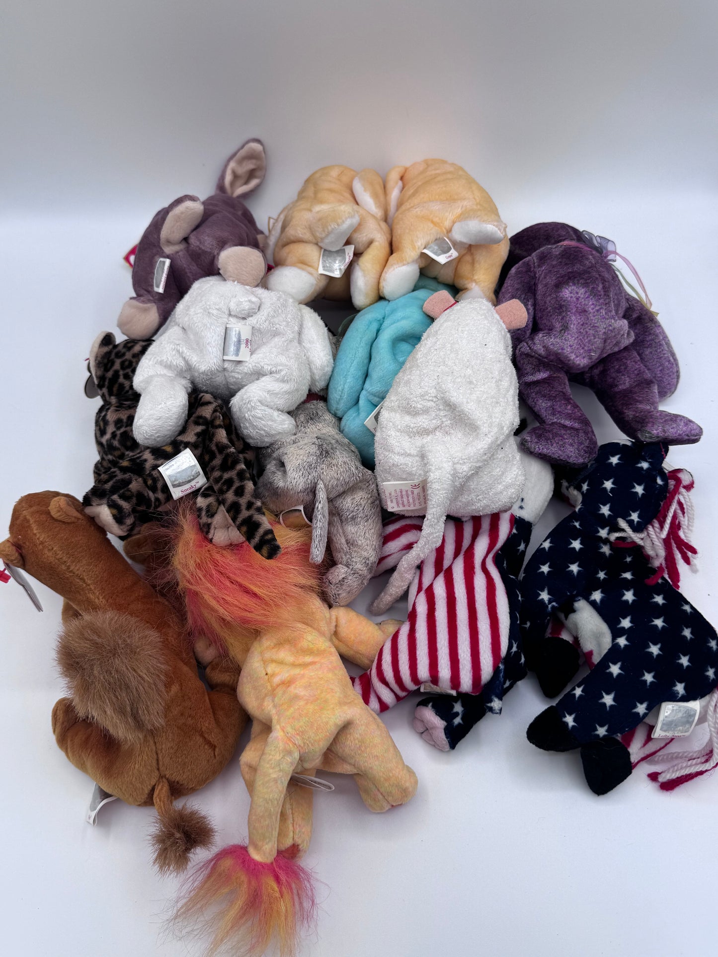 Beanie Babies TY-Hang Tag 6th Gen & Tush Tag 9th Gen Set of 13