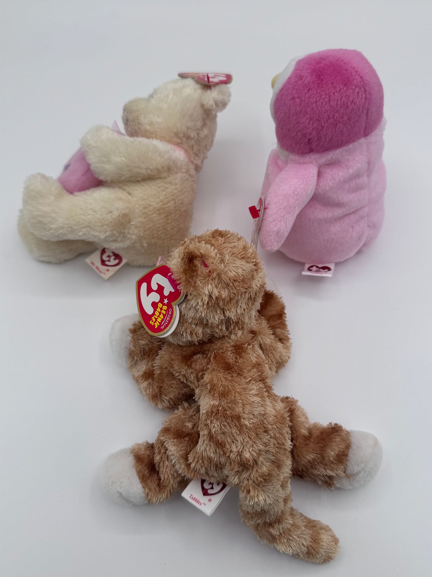 Beanie Babies TY - Hang Tag 15th Gen & Tush Tag 13th Gen Set of 3 Babies