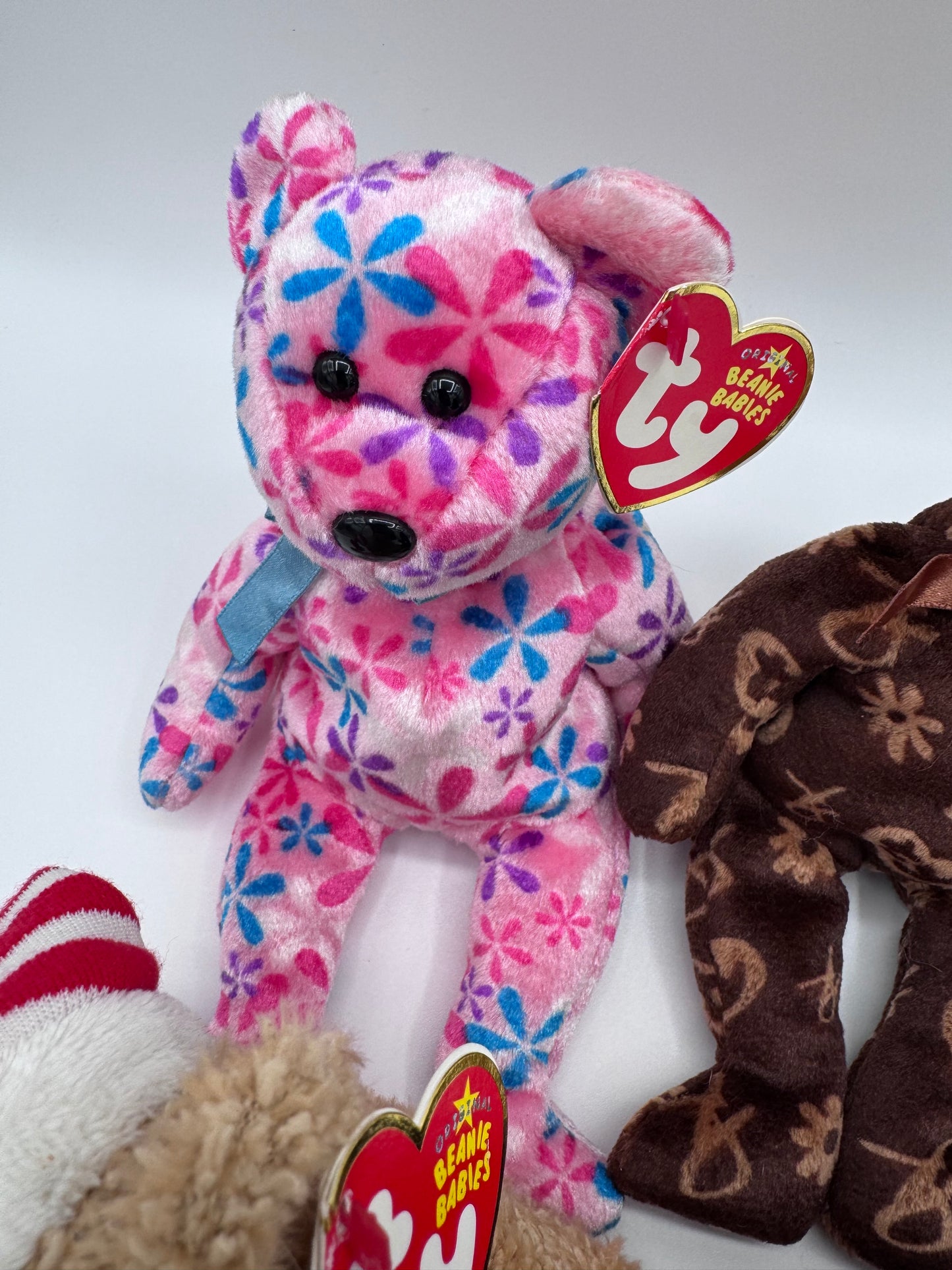 Beanie Babies TY - Hang Tag 14th Gen & Tush Tag 13th Gen Set of 5 Babies