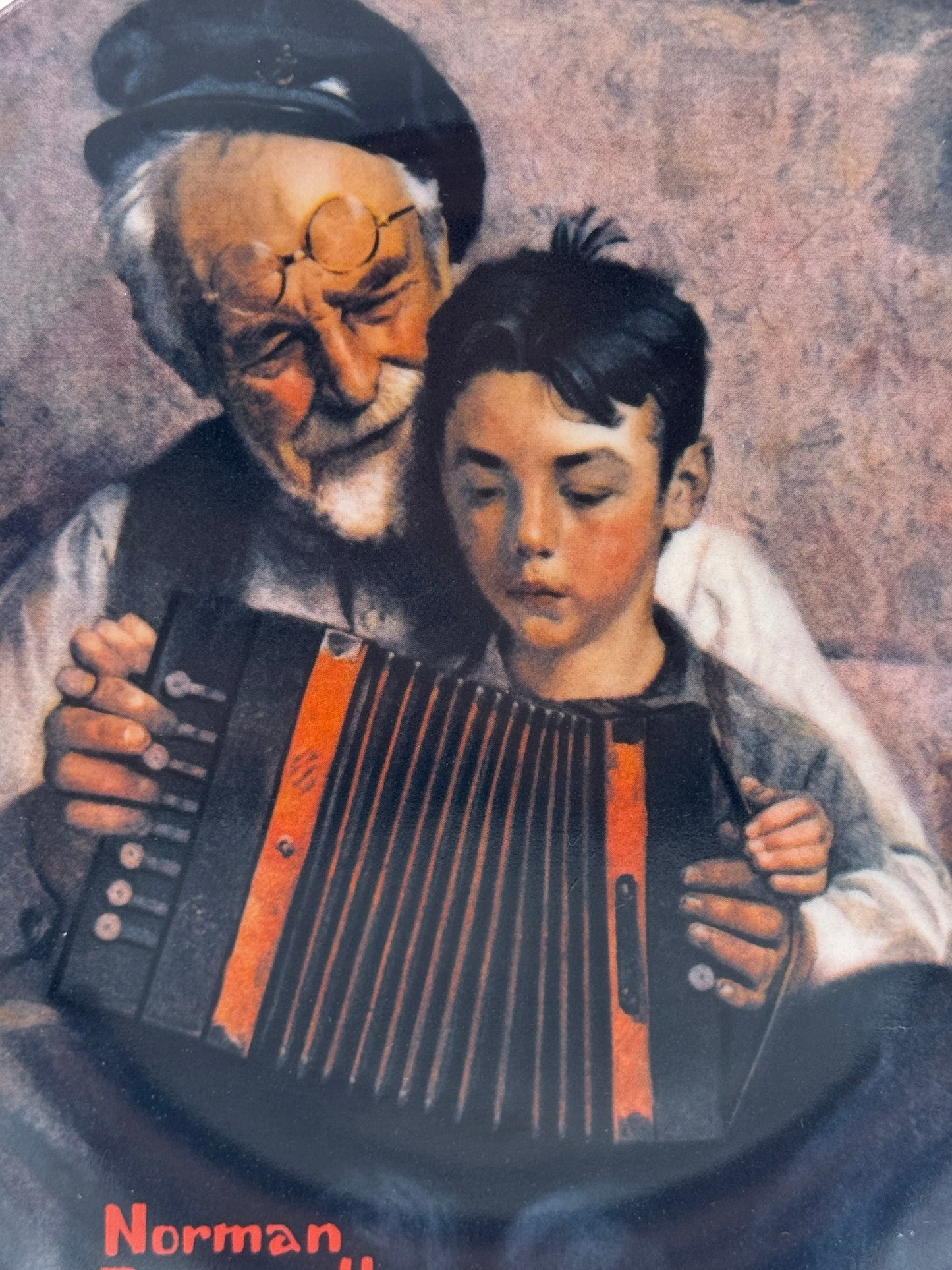 The Music Maker 1981 Norman Rockwell Collector Plate