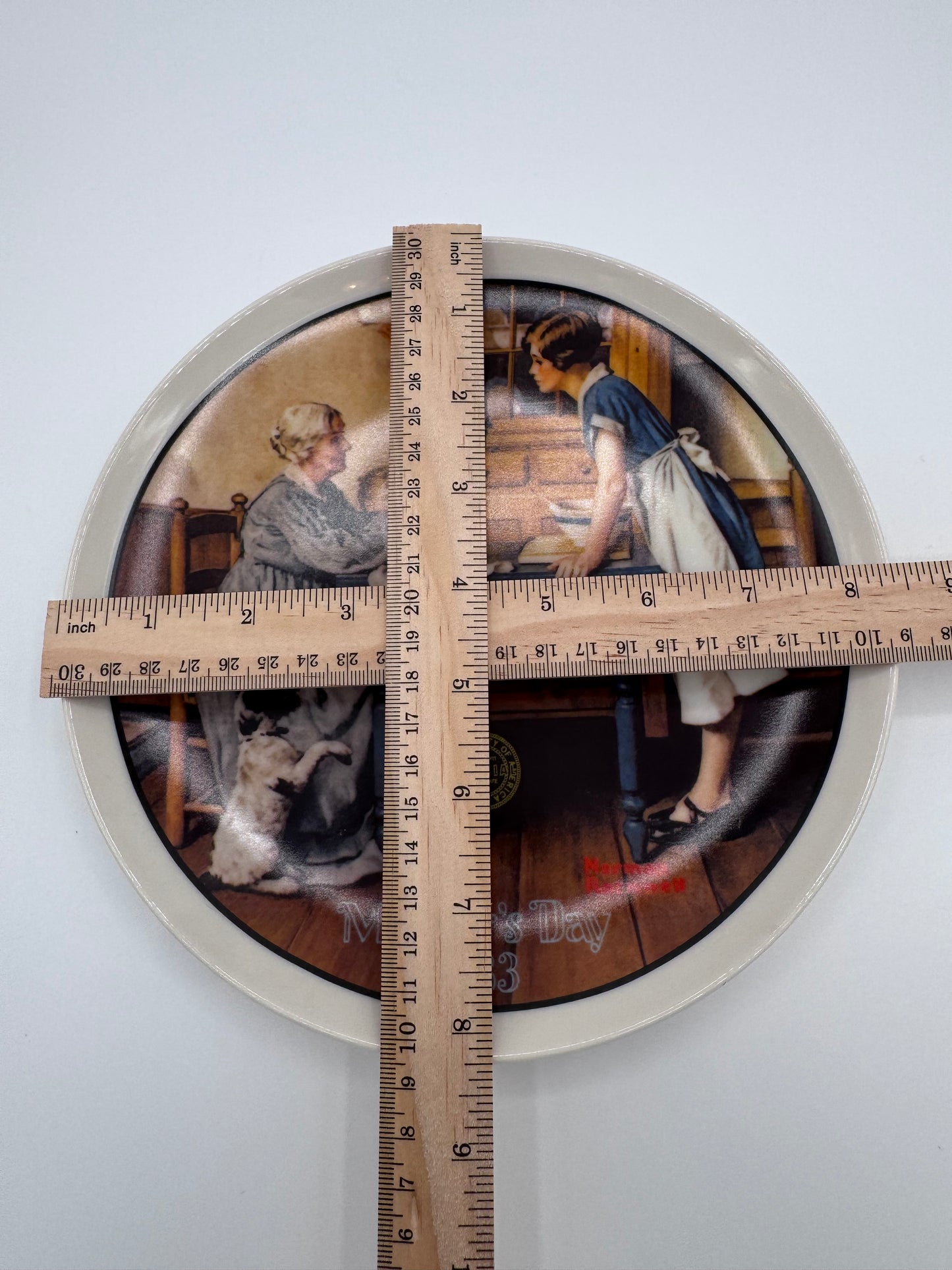 Add Two Cups And A Measure of Love 1983 Norman Rockwell Collector Plate
